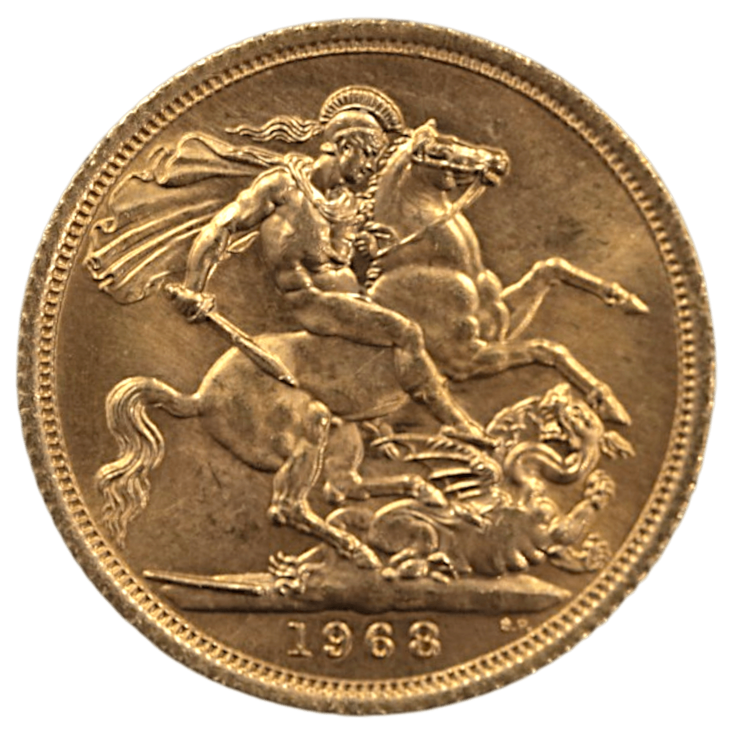イギリス ソブリン金貨 1968年 ロンドン鋳 エリザベス2世 ヤングヘッド - NJ BUYER'S MARKETPLACE