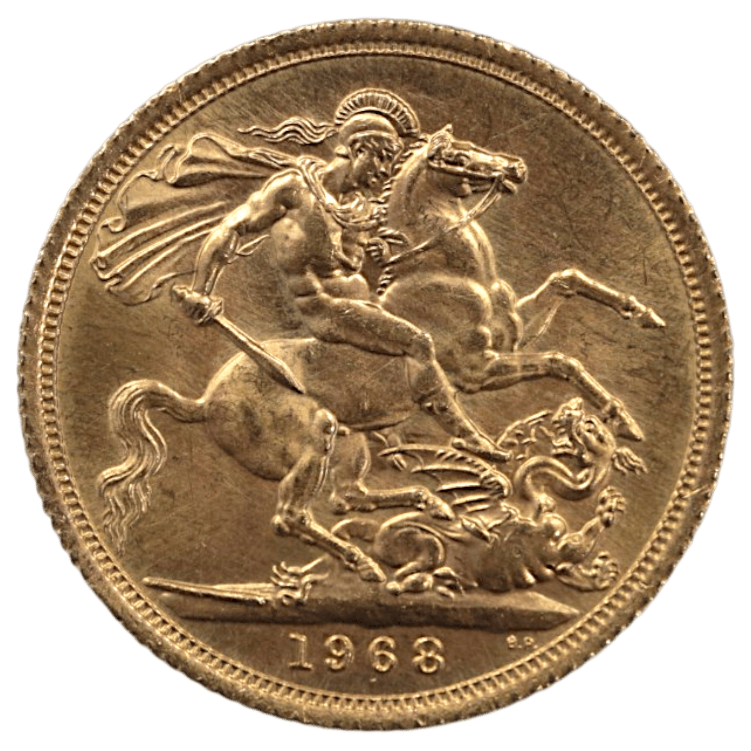 イギリス ソブリン金貨 1968年 ロンドン鋳 エリザベス2世 ヤングヘッド - NJ BUYER'S MARKETPLACE
