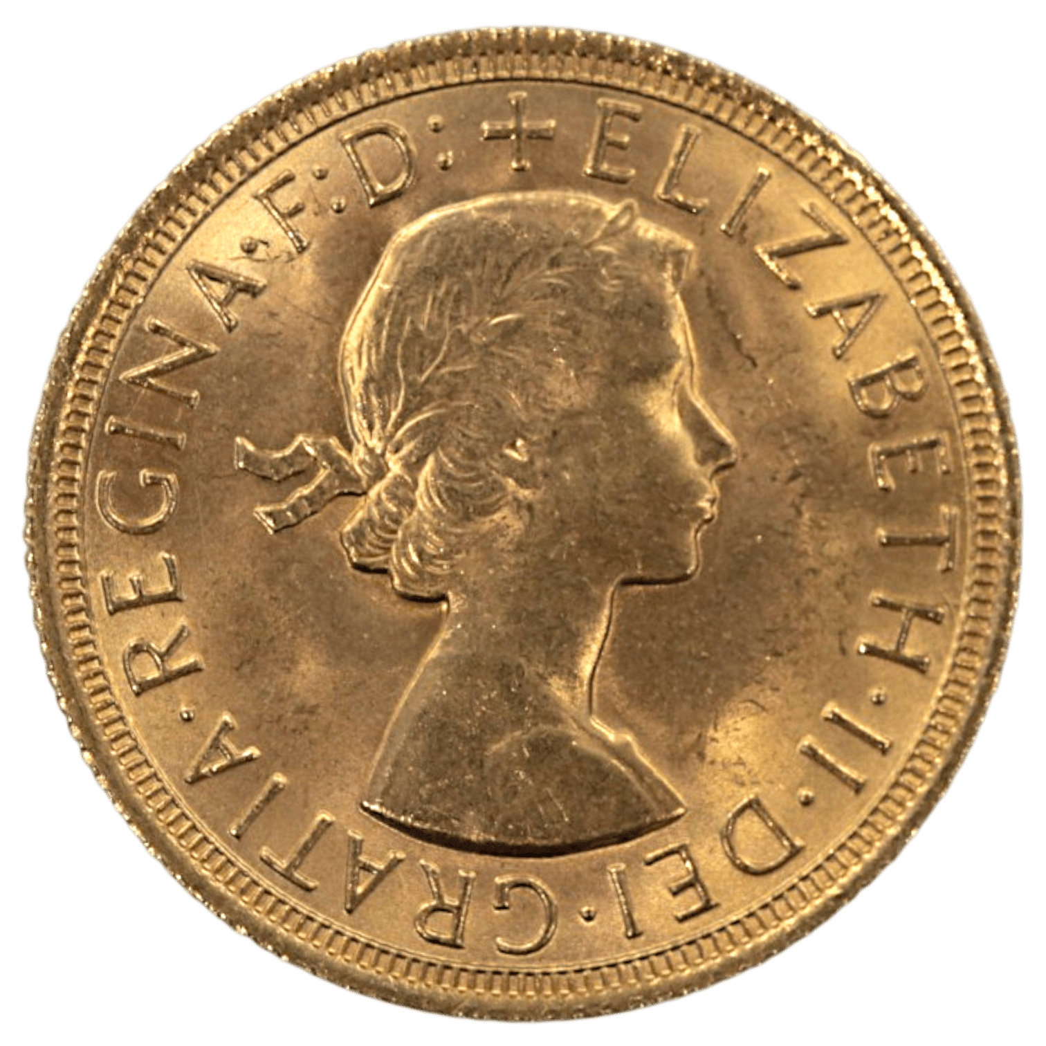 イギリス ソブリン金貨 1968年 ロンドン鋳 エリザベス2世 ヤングヘッド - NJ BUYER'S MARKETPLACE