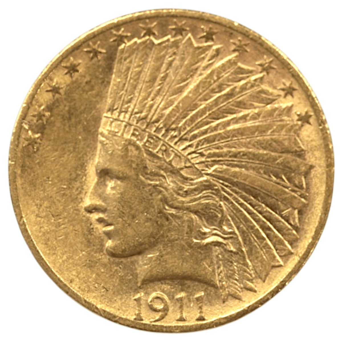 アメリカ 10ドル金貨 1911年 フィラデルフィア鋳 インディアン - NJ BUYER'S MARKETPLACE