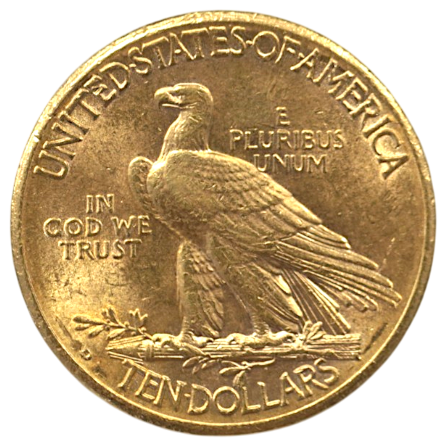 アメリカ 10ドル金貨 1910年 デンバー鋳 インディアン