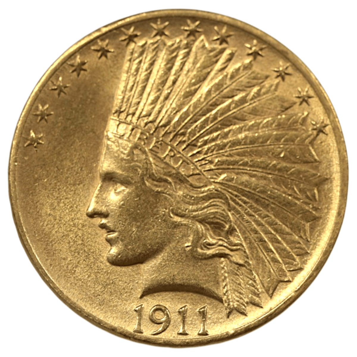 アメリカ 10ドル金貨 1911年 フィラデルフィア鋳 インディアン - NJ BUYER'S MARKETPLACE