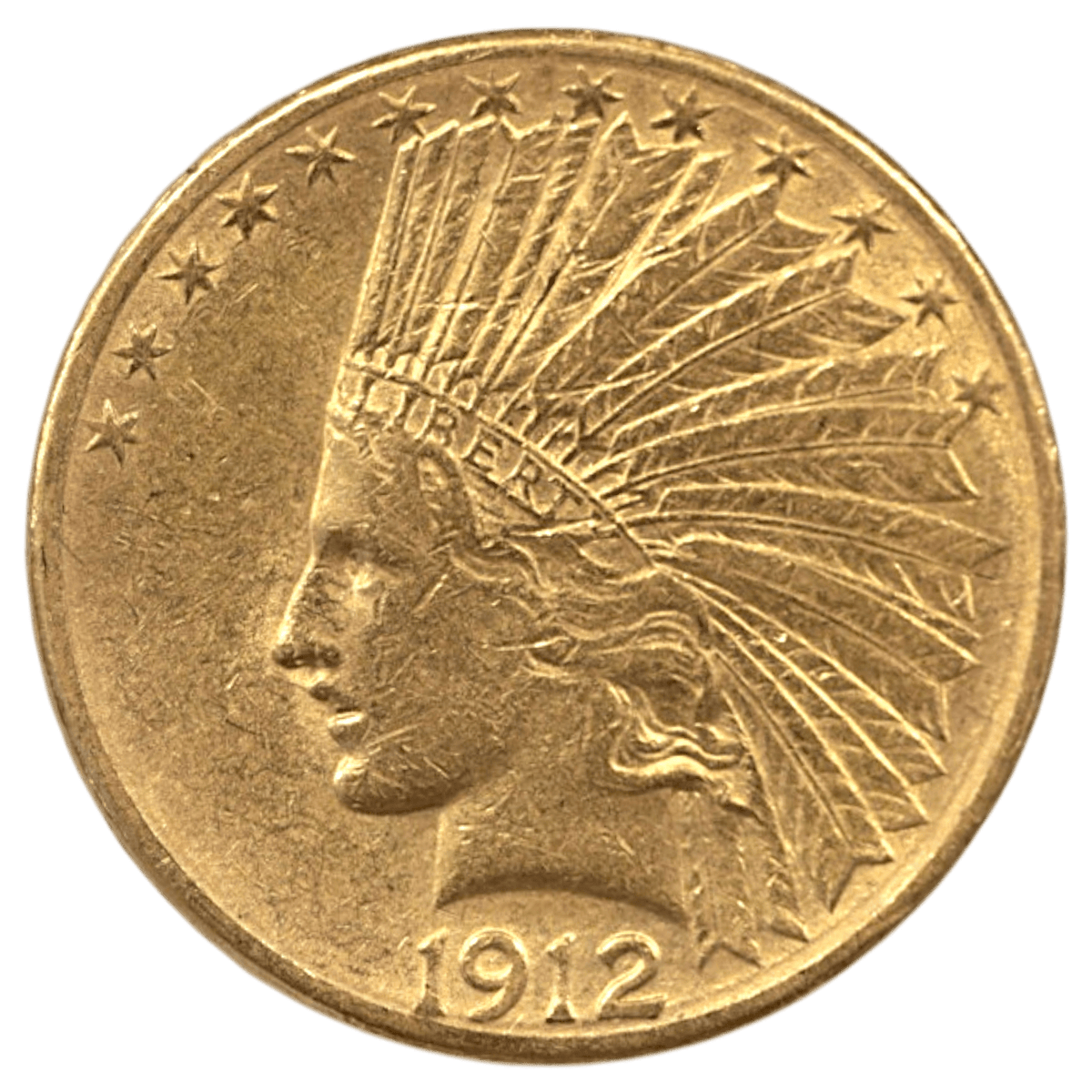 アメリカ 10ドル金貨 1912年 サンフランシスコ鋳 インディアン - NJ BUYER'S MARKETPLACE