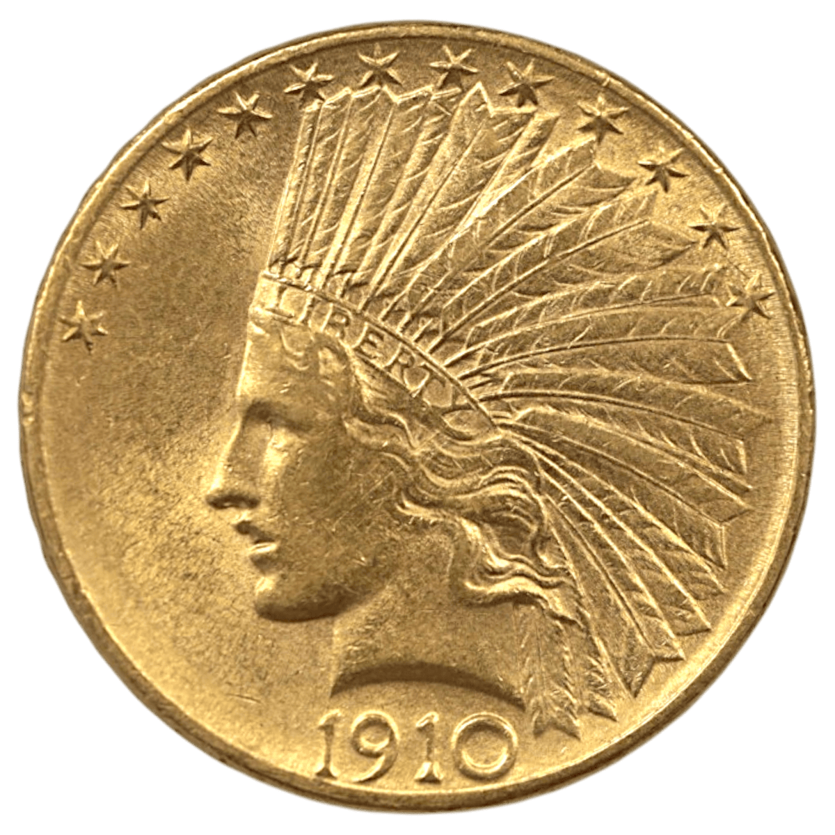 アメリカ 10ドル金貨 1910年 フィラデルフィア鋳 インディアン - NJ BUYER'S MARKETPLACE