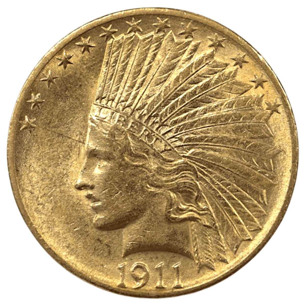 アメリカ 10ドル金貨 1911年 フィラデルフィア鋳 インディアン - NJ BUYER'S MARKETPLACE
