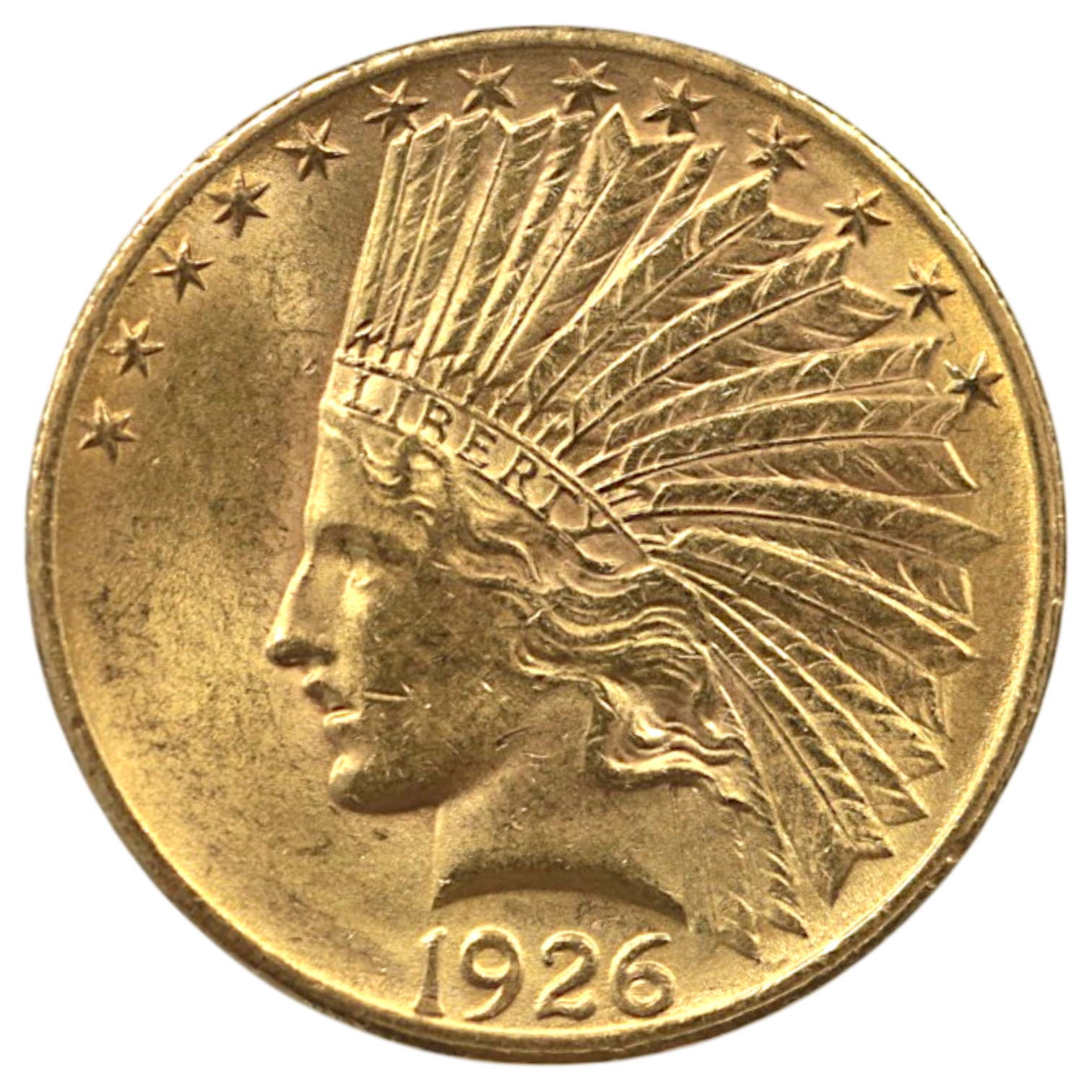 アメリカ 10ドル金貨 1926年 フィラデルフィア鋳 インディアン