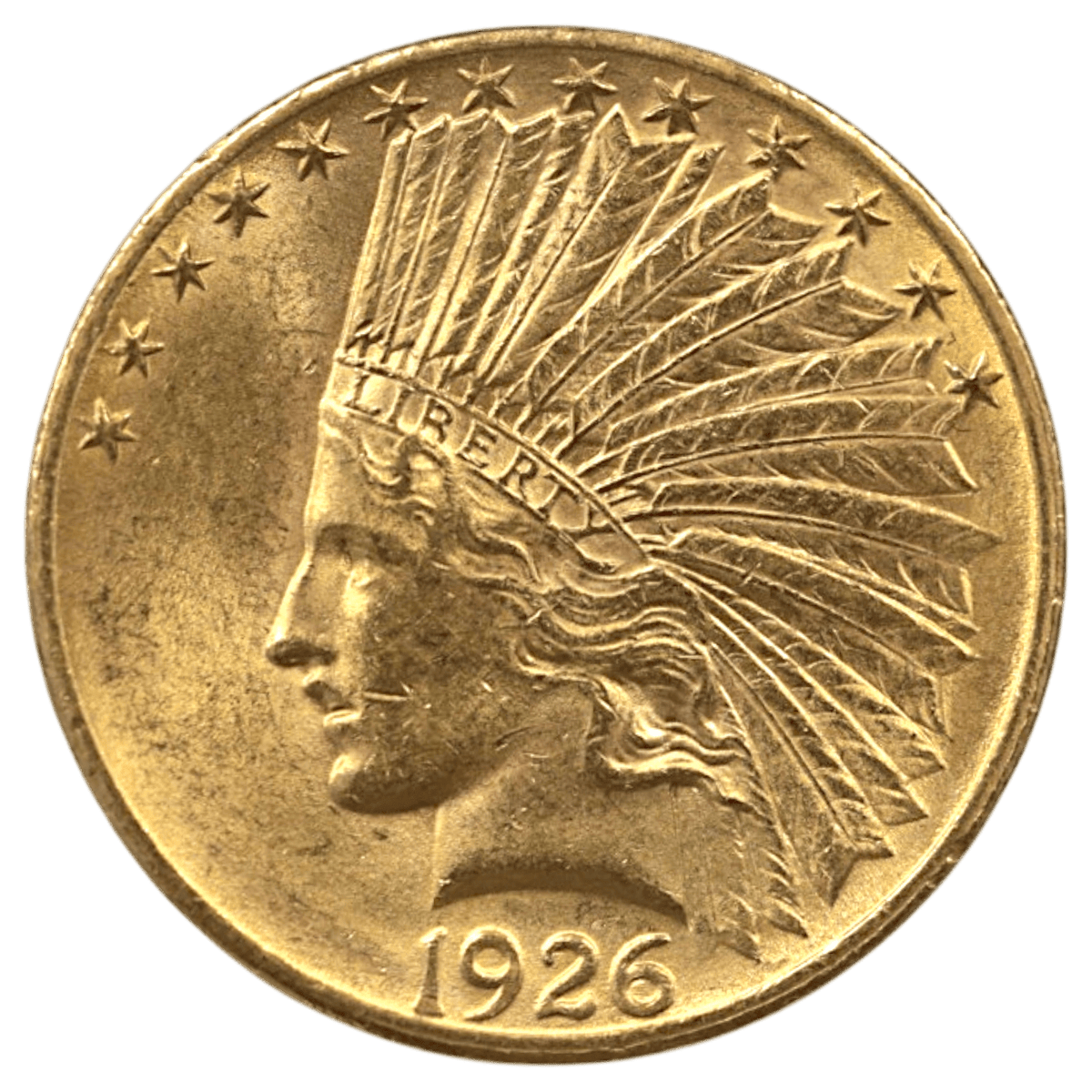 アメリカ 10ドル金貨 1926年 フィラデルフィア鋳 インディアン - NJ BUYER'S MARKETPLACE