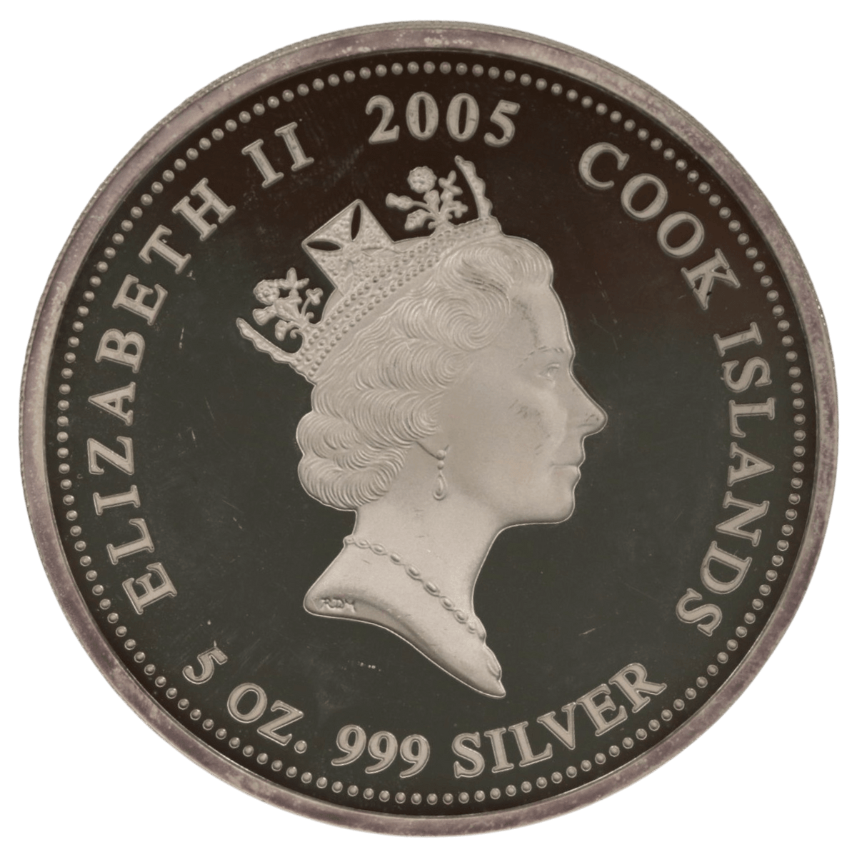 クック島 5ドル銀貨 2005年 ミッフィー 50周年