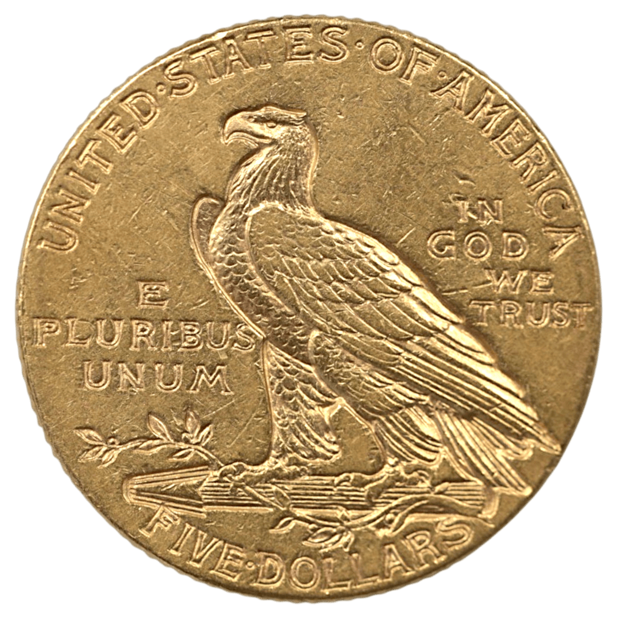 アメリカ 5ドル金貨 1915年 フィラデルフィア鋳 インディアン - NJ BUYER'S MARKETPLACE