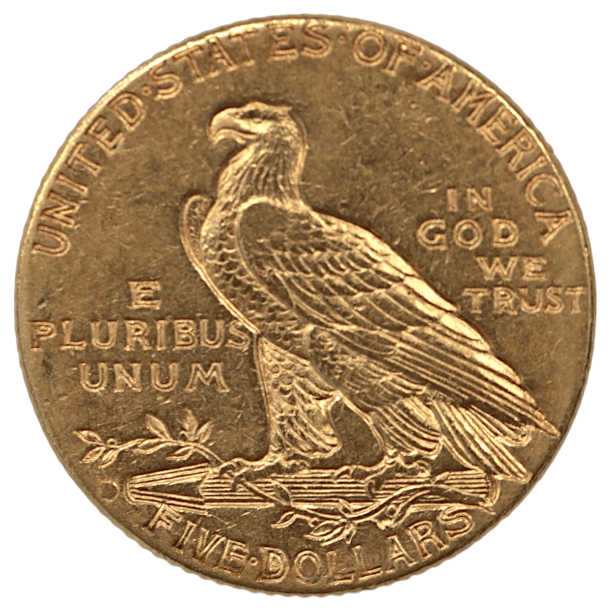 アメリカ 5ドル金貨 1910年 デンバー鋳 インディアン - NJ BUYER'S MARKETPLACE