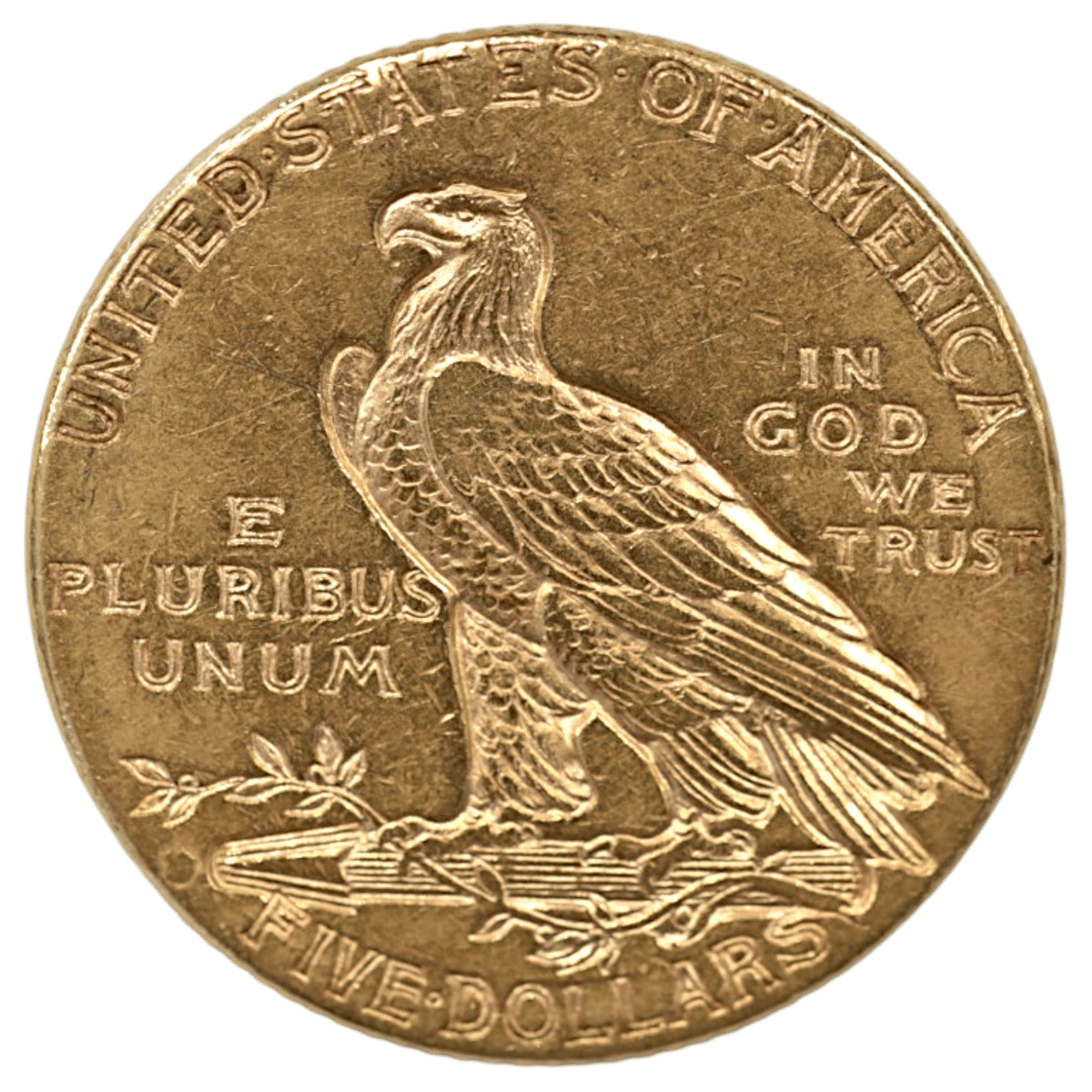アメリカ 5ドル金貨 1910年 デンバー鋳 インディアン - NJ BUYER'S MARKETPLACE