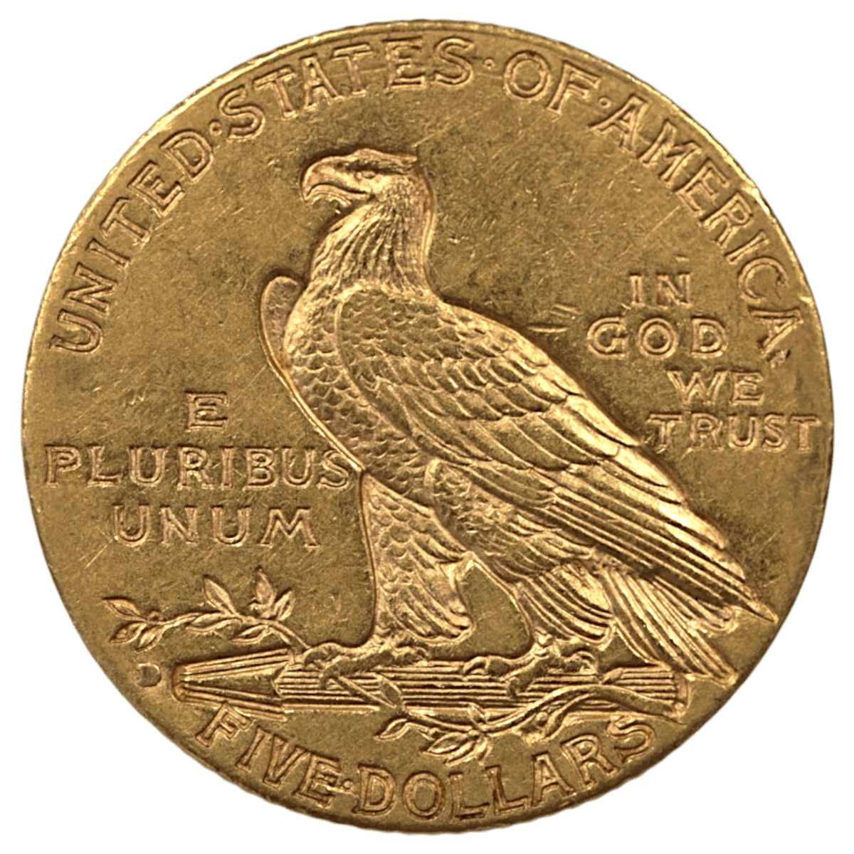 アメリカ 5ドル金貨 1909年 デンバー鋳 インディアン - NJ BUYER'S MARKETPLACE
