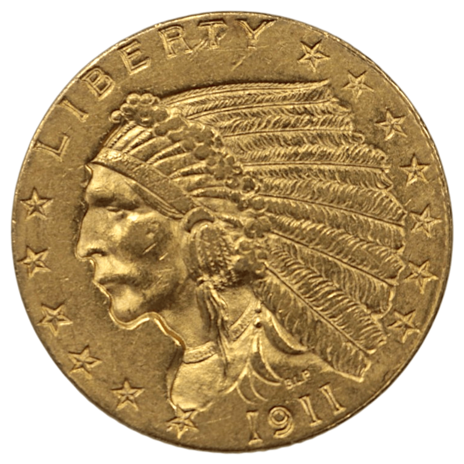 アメリカ 2.5ドル金貨 1911年 フィラデルフィア鋳 インディアン - NJ BUYER'S MARKETPLACE