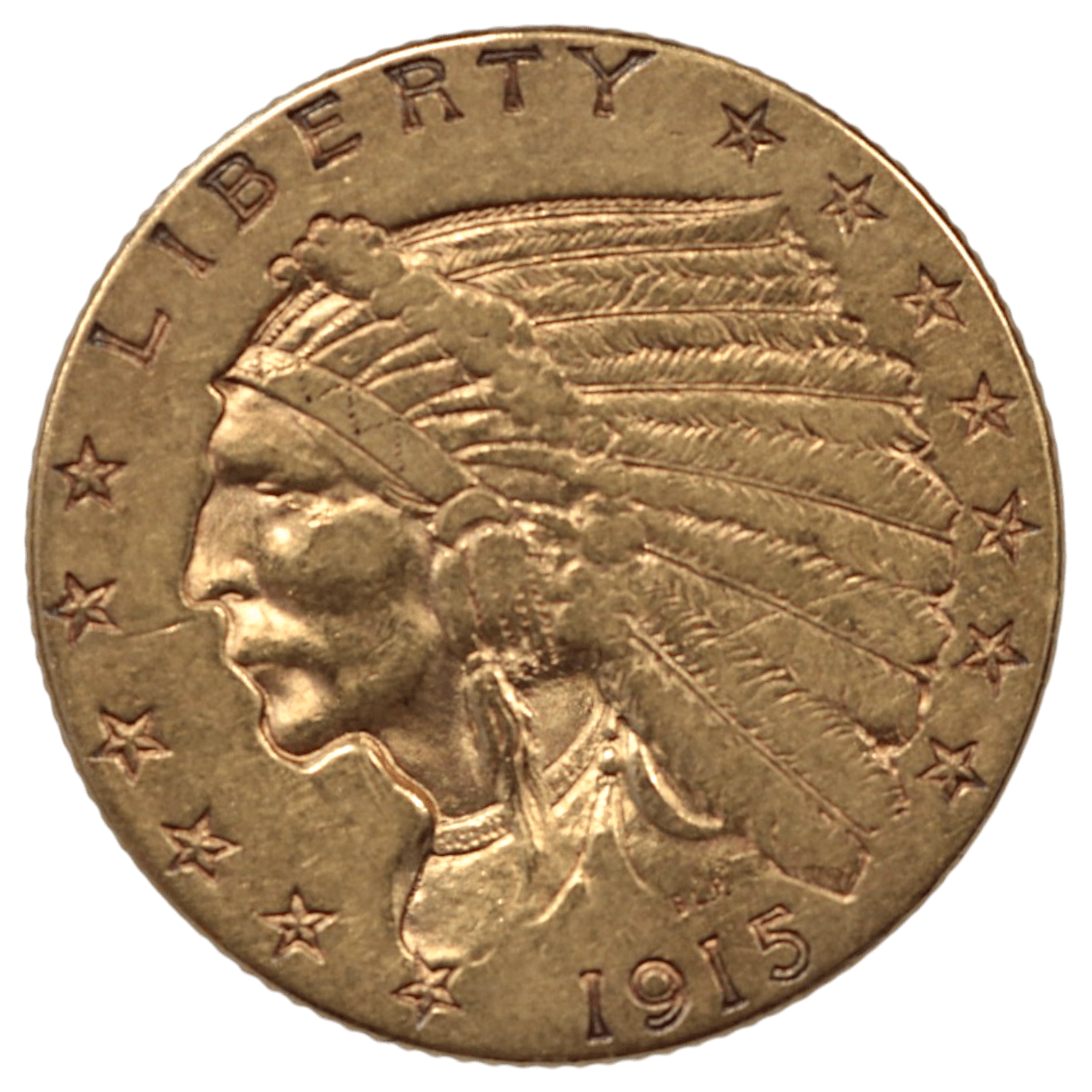 アメリカ 2.5ドル金貨 1913年 フィラデルフィア鋳 インディアン - NJ BUYER'S MARKETPLACE