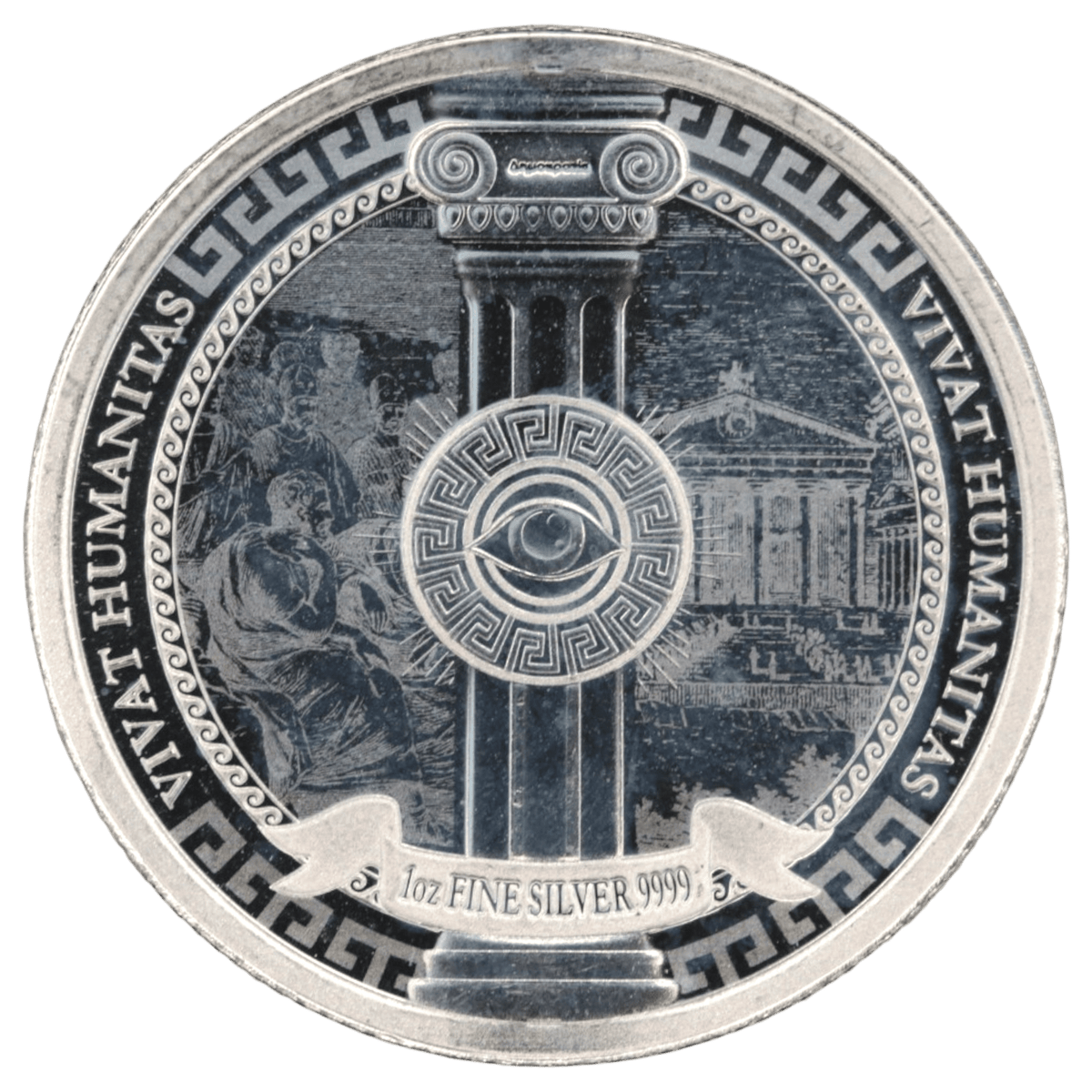 ニウエ 2ドル銀貨 2023年 プロヴィデンスの眼 イオニア式柱 - NJ BUYER'S MARKETPLACE