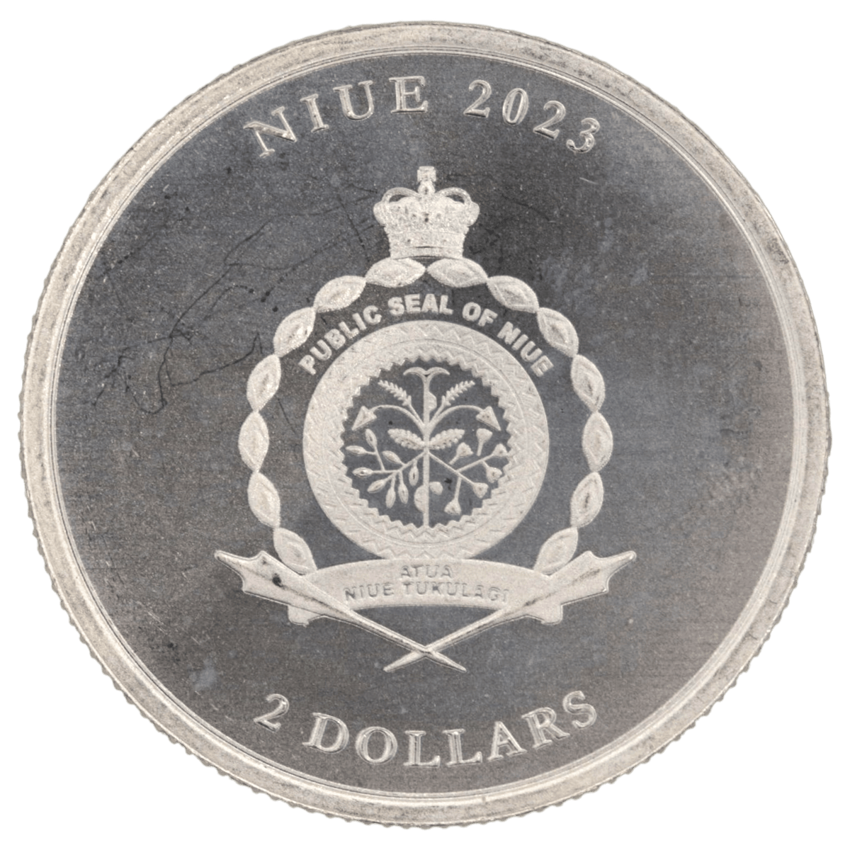 ニウエ 2ドル銀貨 2023年 プロヴィデンスの眼 イオニア式柱 - NJ BUYER'S MARKETPLACE