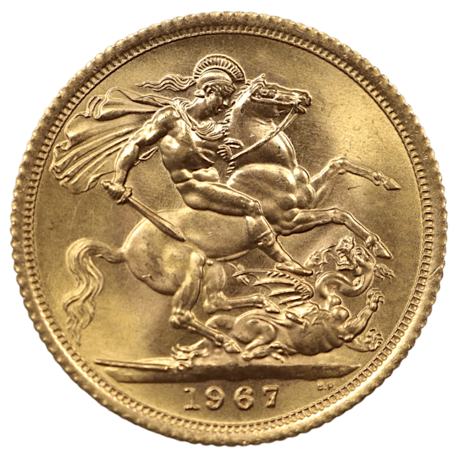 イギリス ソヴリン金貨 1967年 ロンドン鋳 エリザベス2世 ヤングヘッド - NJ BUYER'S MARKETPLACE