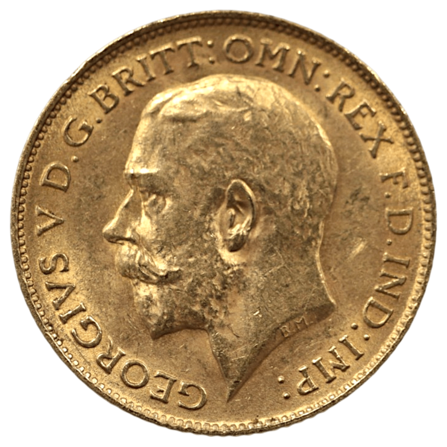 イギリス 1/2ソヴリン金貨 1915年 ロンドン鋳 ジョージ5世 - NJ BUYER'S MARKETPLACE