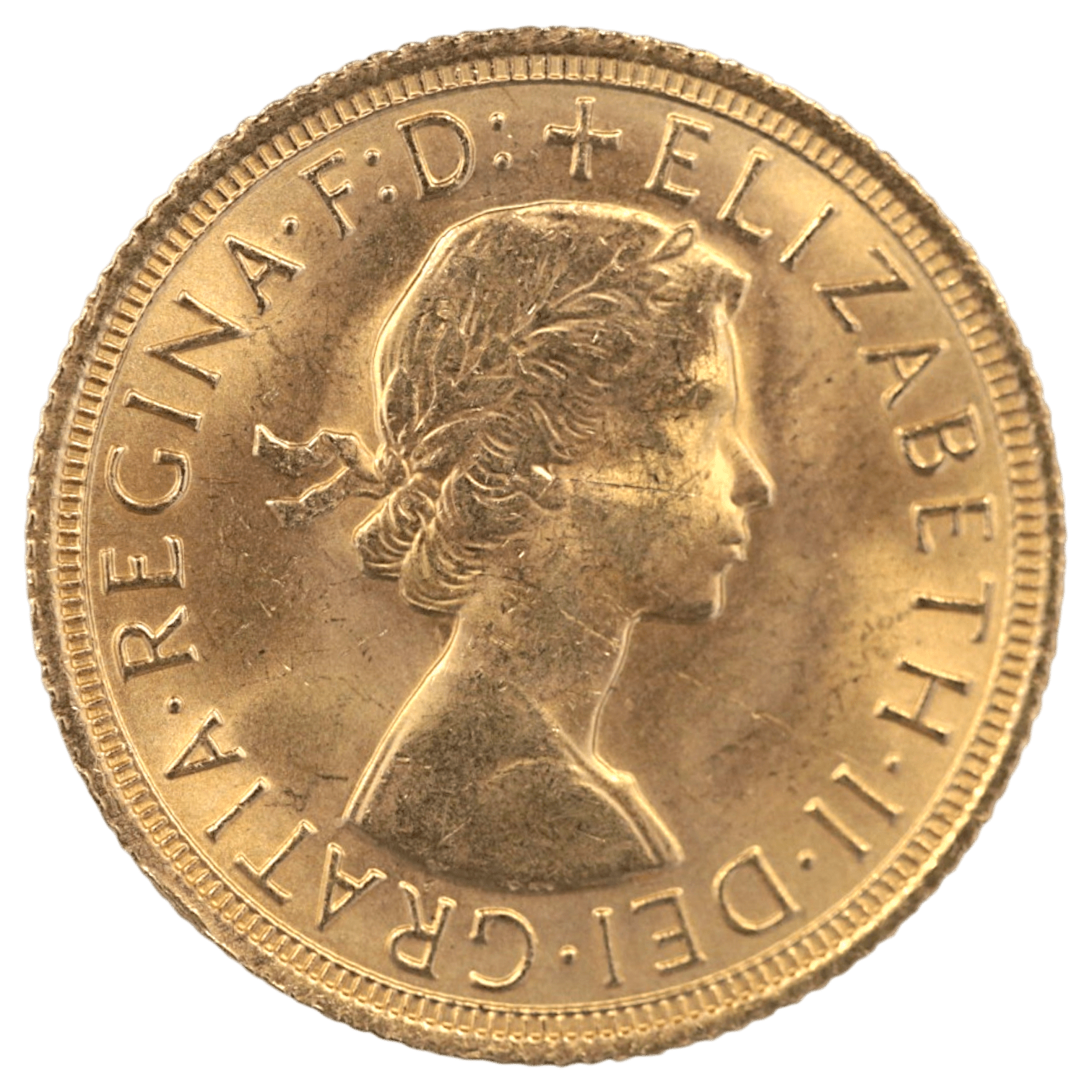 イギリス ソヴリン金貨 1968年 ロンドン鋳 エリザベス2世 ヤングヘッド - NJ BUYER'S MARKETPLACE