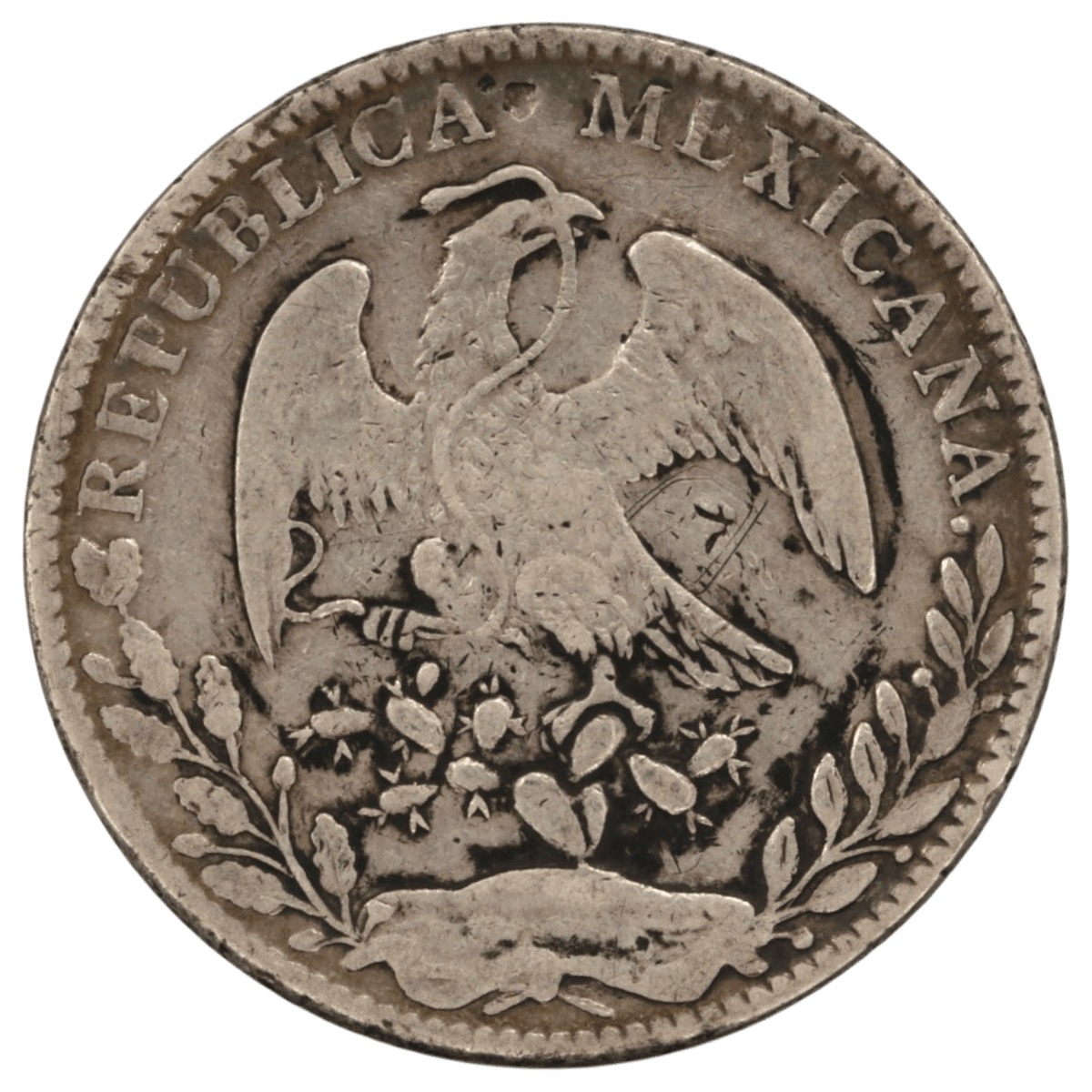 メキシコ 8レアル銀貨 1897年 リバティキャップ イーグル - NJ BUYER'S MARKETPLACE