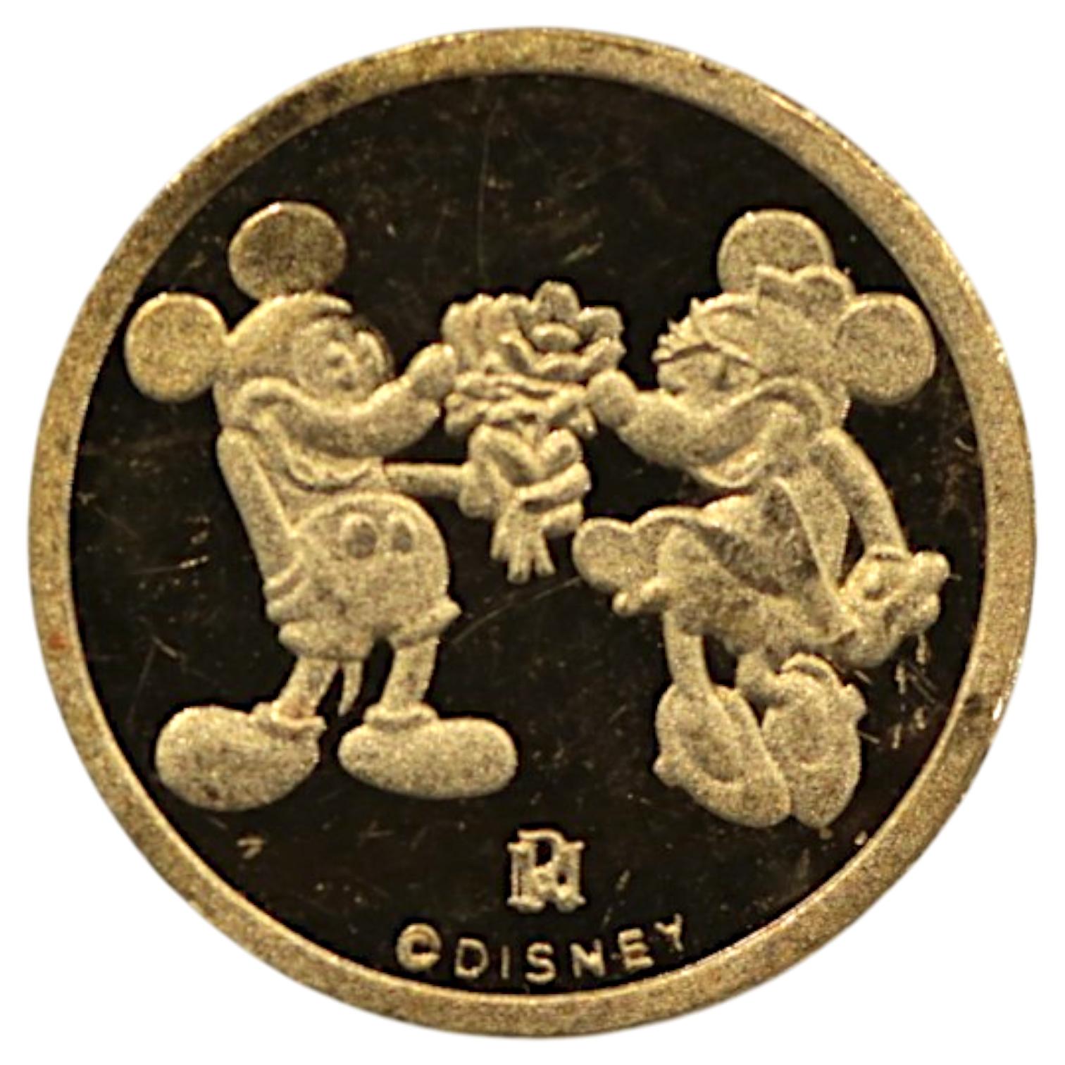 【リペア痕あり】ディズニー 純金メダル 1988年