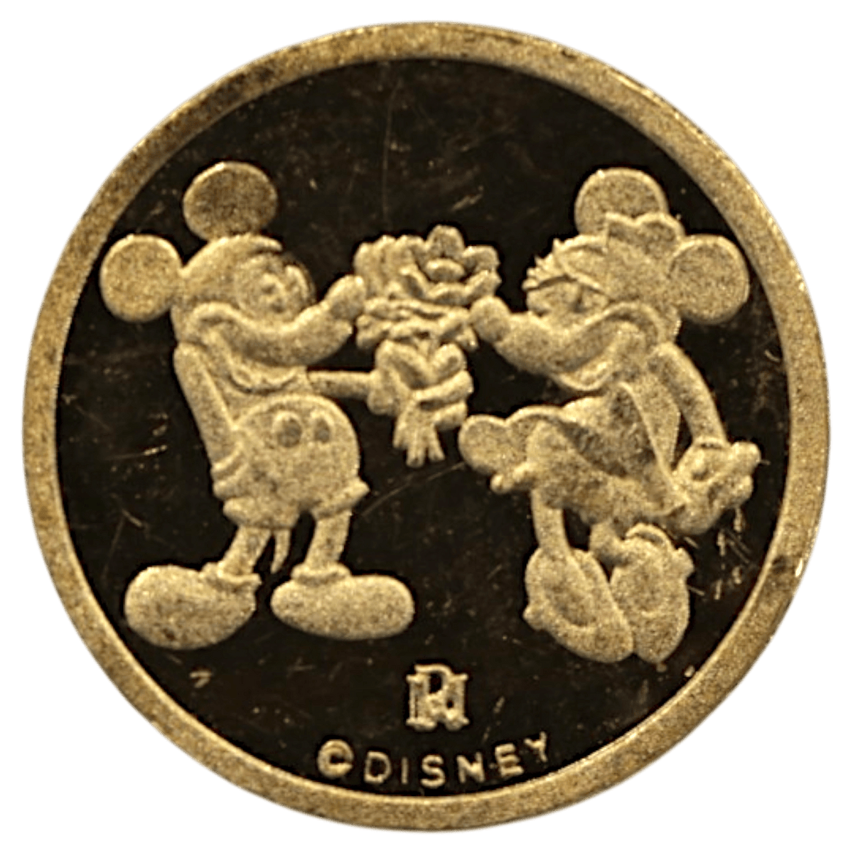 【リペア痕あり】ディズニー 純金メダル 1988年 - NJ BUYER'S MARKETPLACE