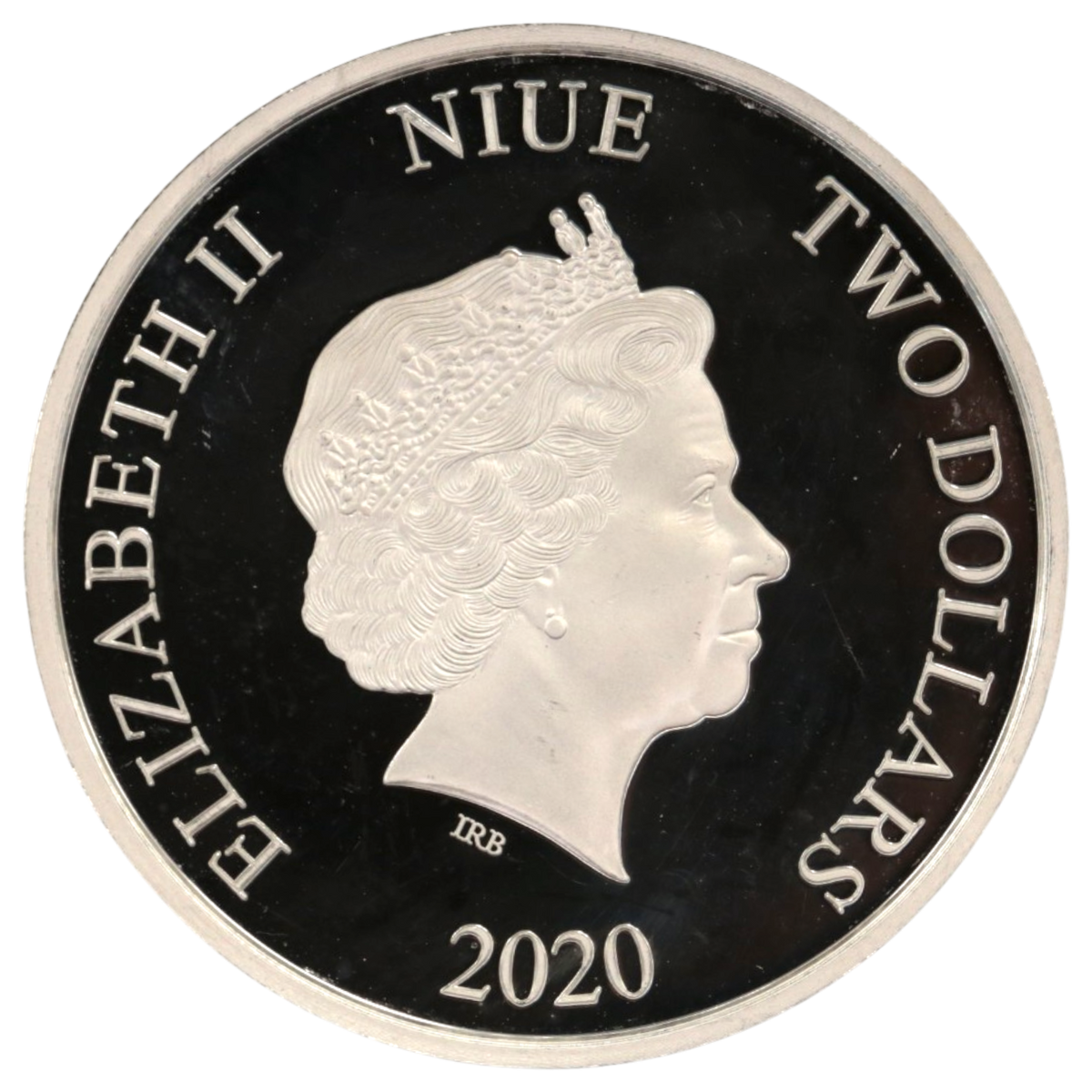 ニウエ 2ドル銀貨 2020年 ディズニー オーロラ姫 エリザベス2世