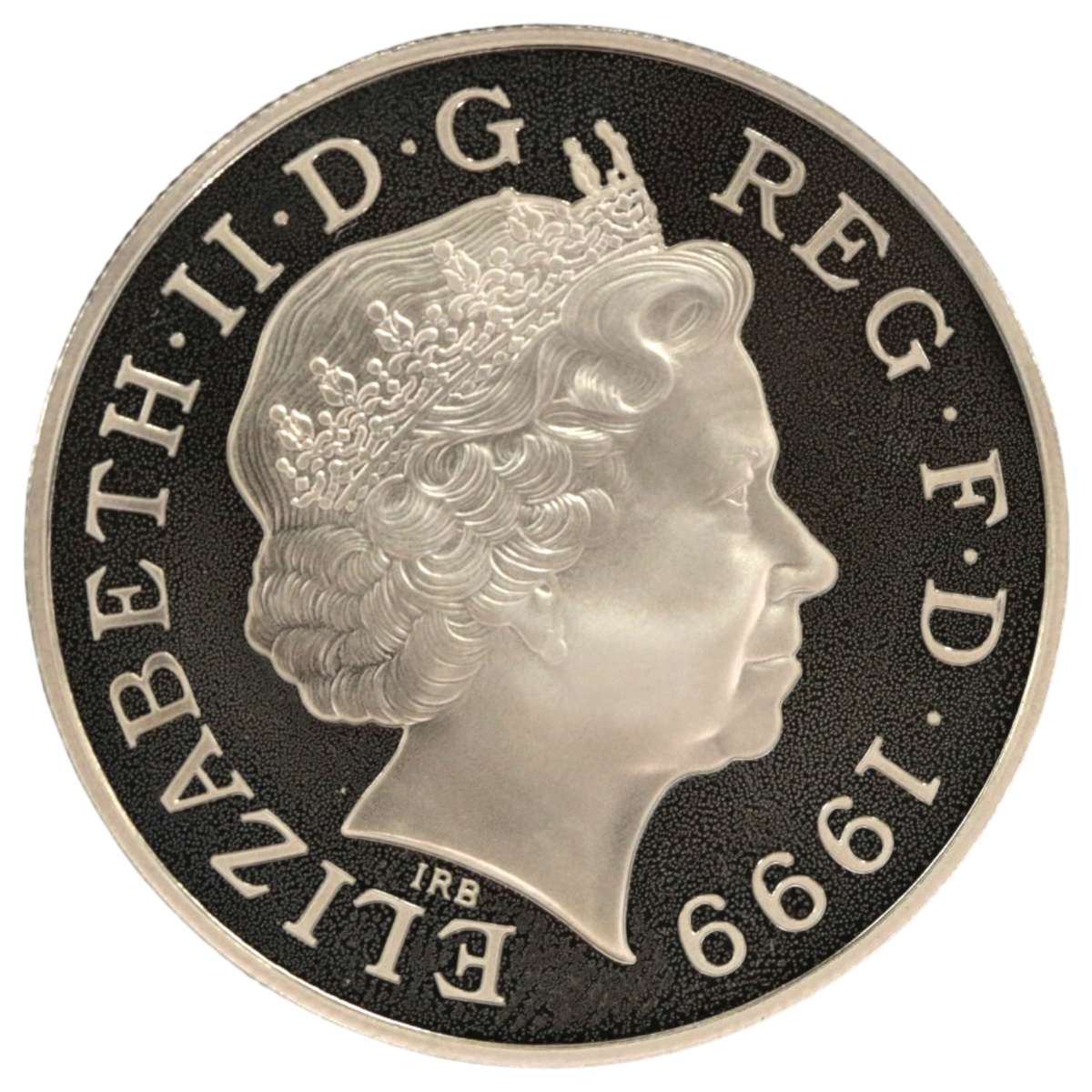 イギリス 5ポンド銀貨 1999年 ダイアナ追悼 エリザベス2世