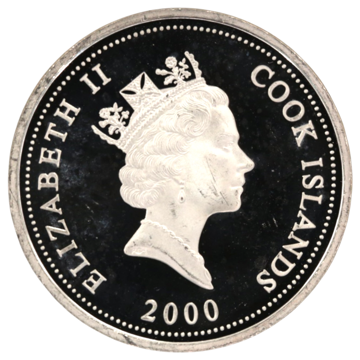 クック島 1ドル銀貨 2000年 4枚セット 昆虫シリーズ エリザベス2世 カラープリント