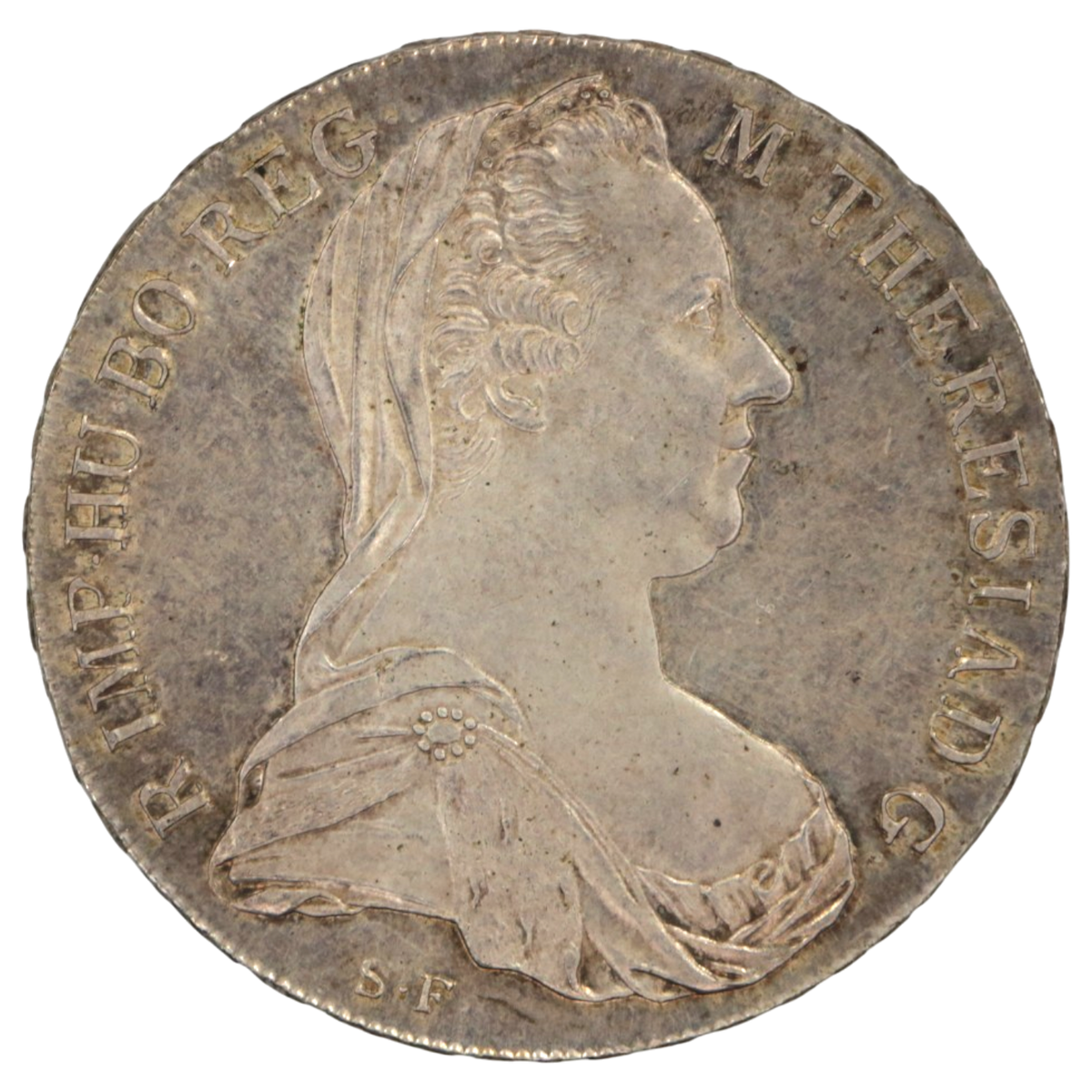 オーストリア ターレル銀貨 1780年銘 4枚セット マリア=テレジア 双頭の鷲紋章