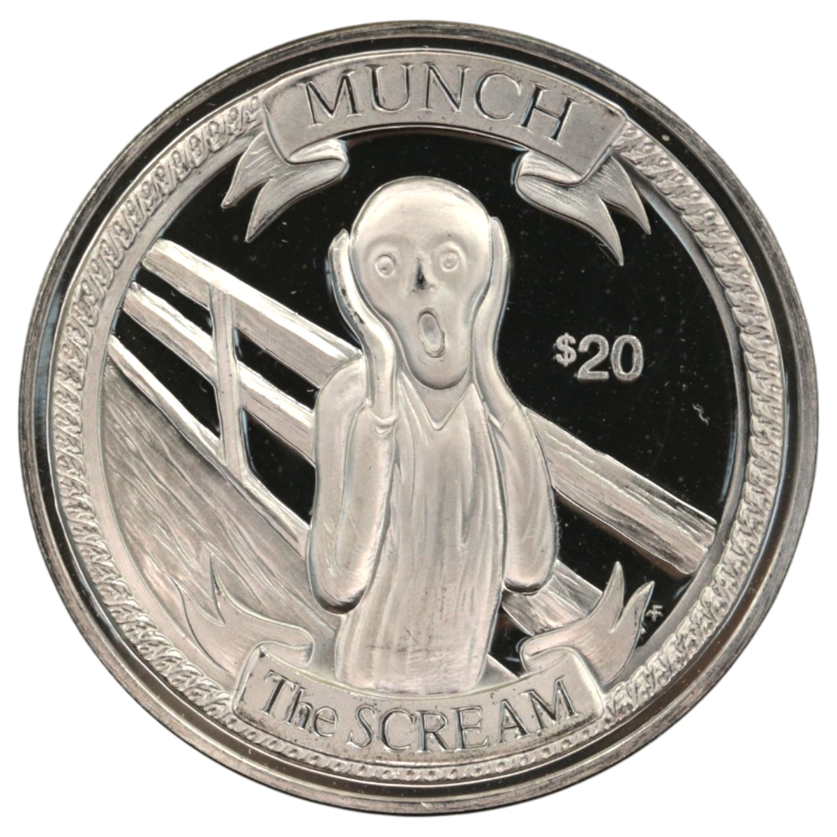 ヴァージン諸島 20ドル銀貨 2000年 10枚セット 世界の名画シリーズ エリザベス2世