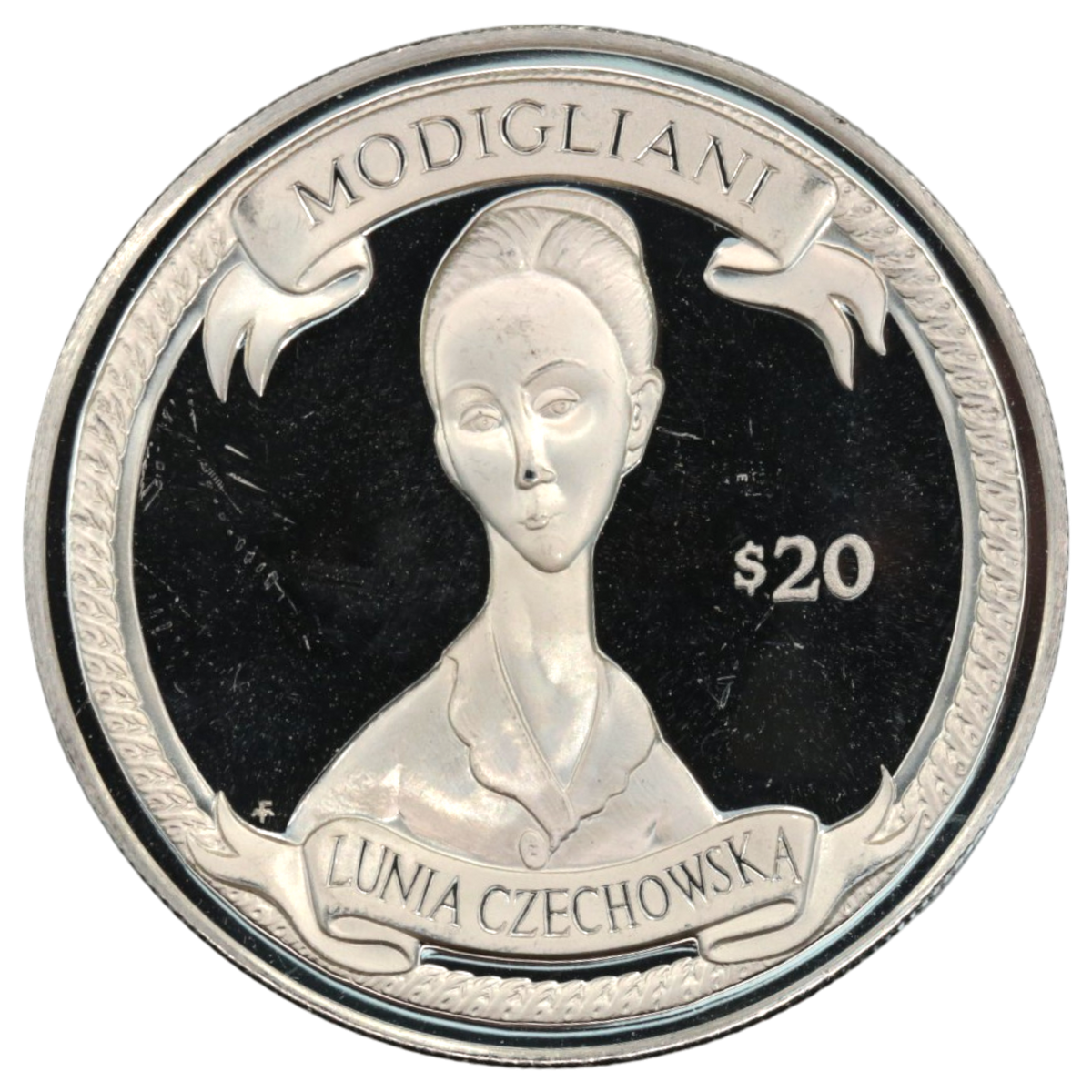 ヴァージン諸島 20ドル銀貨 2000年 10枚セット 世界の名画シリーズ エリザベス2世