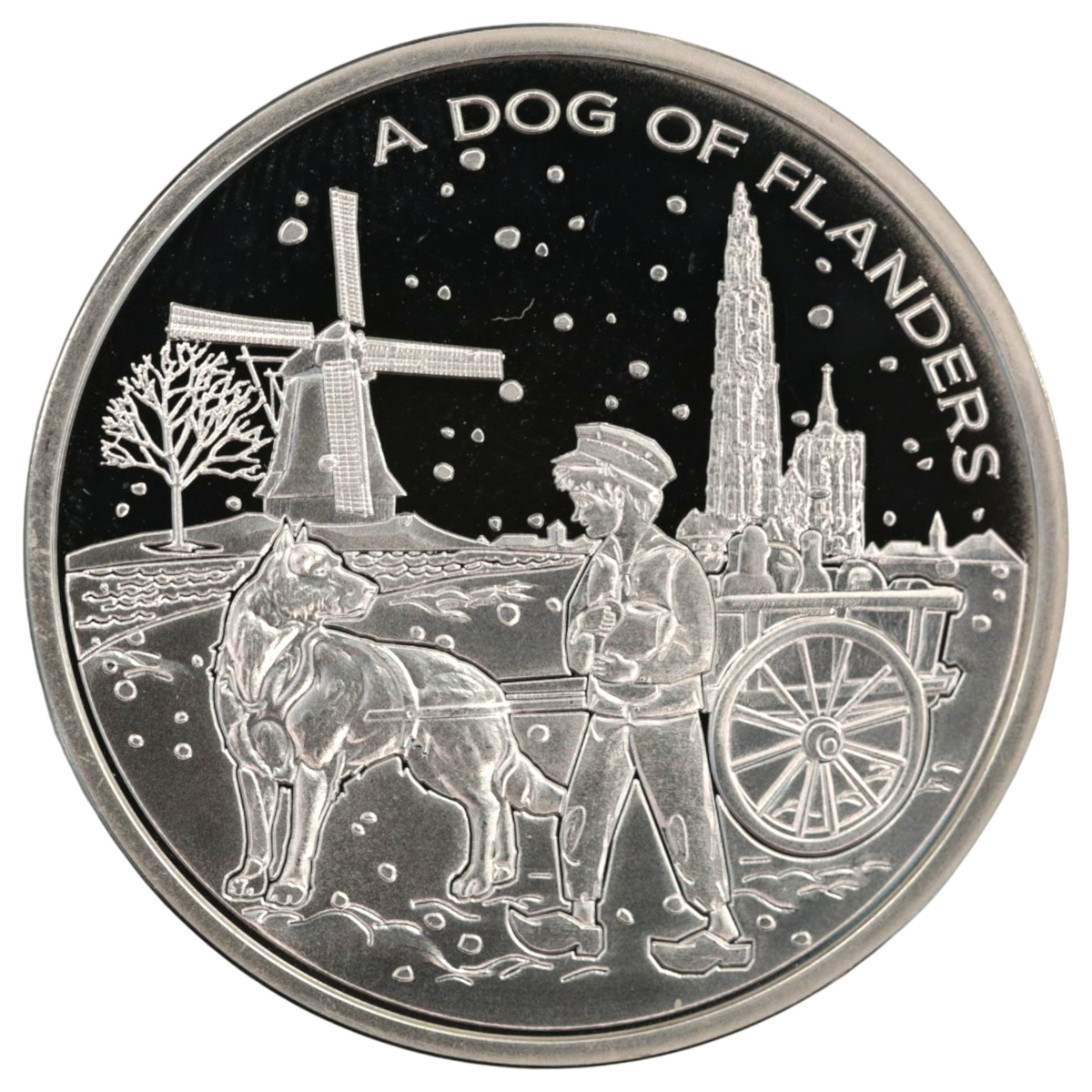 ベルギー 20ユーロ銀貨 2010年 フランダースの犬