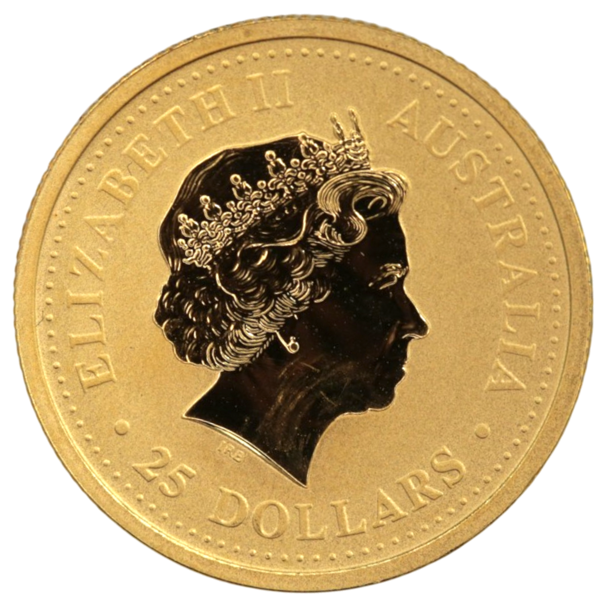 オーストラリア 25ドル金貨 2000年 パース鋳 干支 辰 エリザベス2世