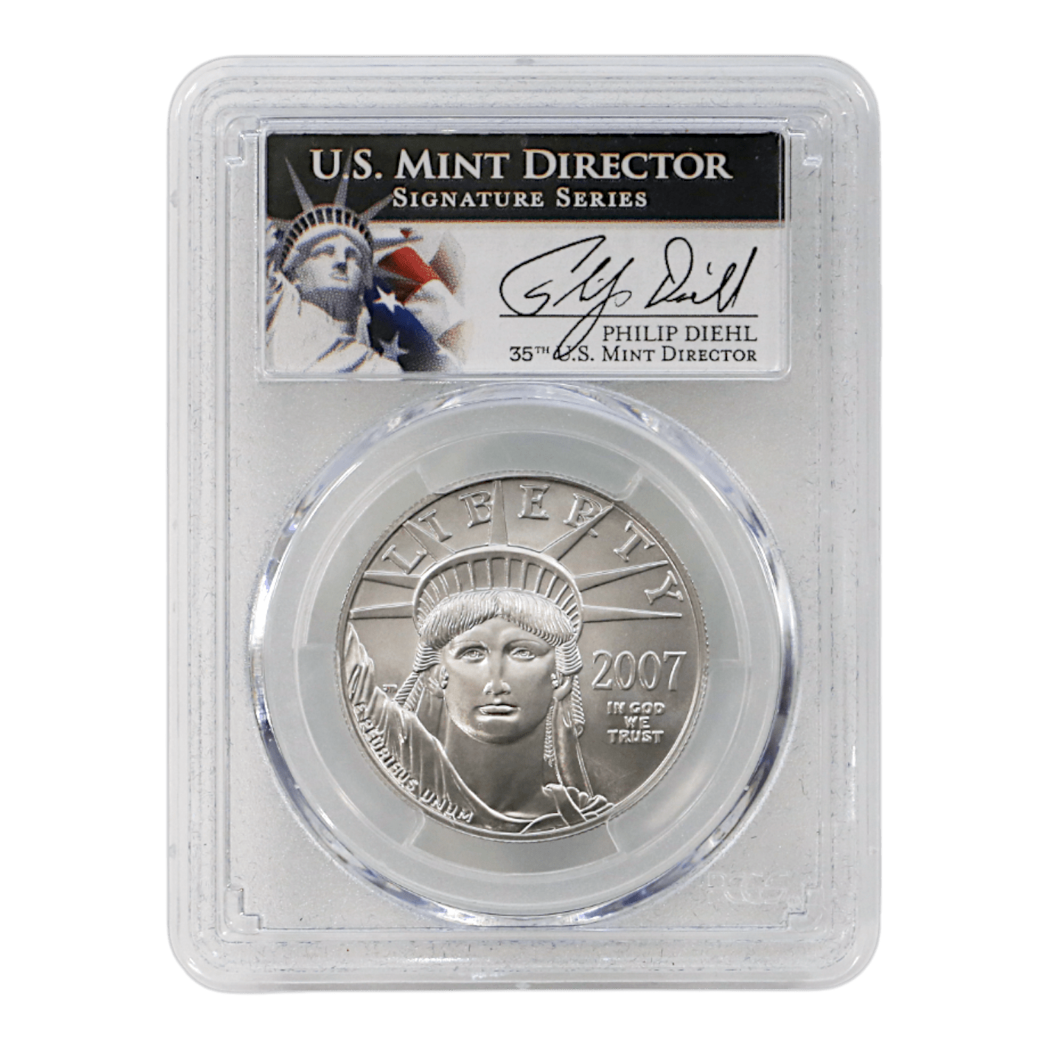 アメリカ 100ドルプラチナ貨 2007年 ウェストポイント鋳 リバティ PCGS SP69 - NJ BUYER'S MARKETPLACE