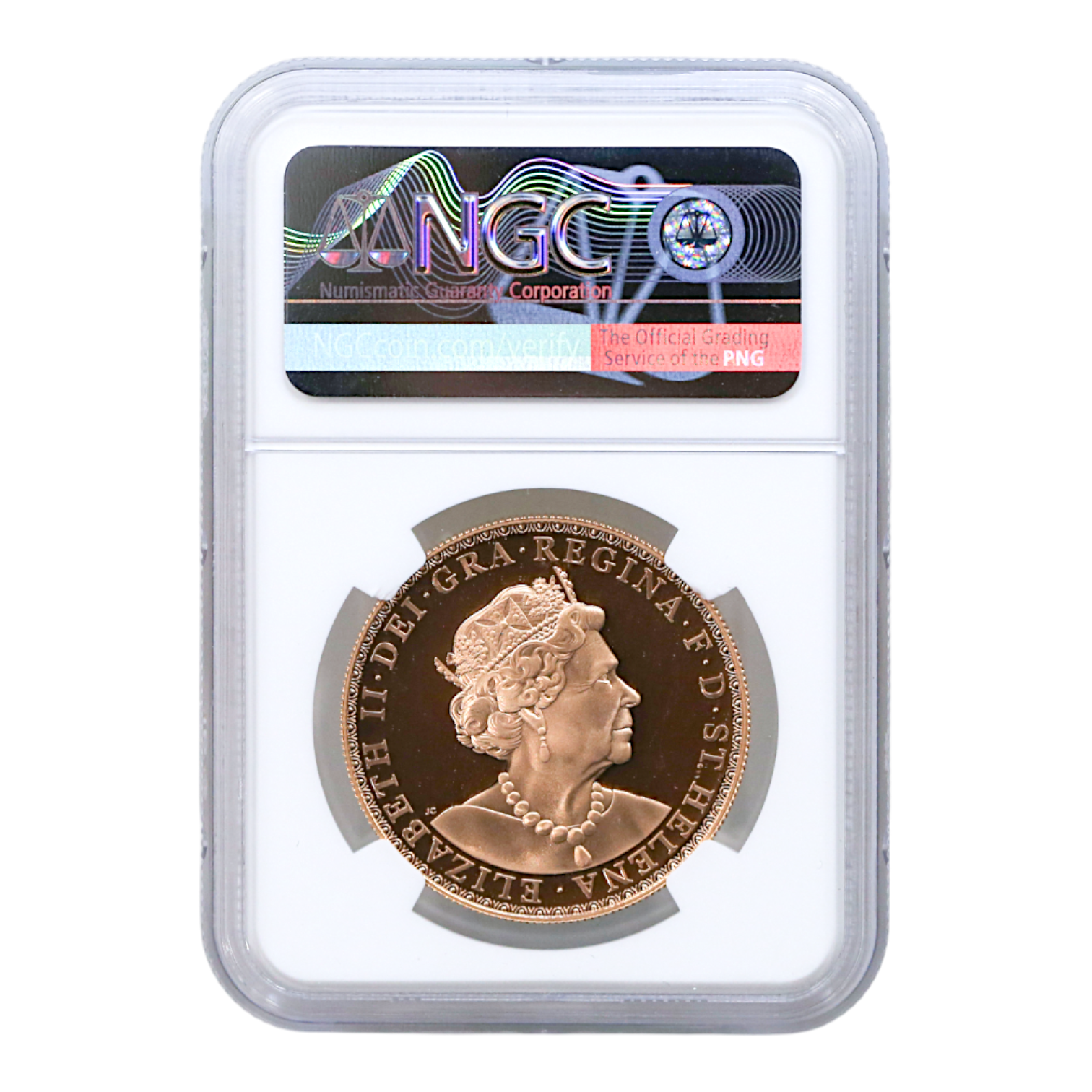 セントヘレナ島 5ソヴリン金貨 2019年 ウナとライオン NGC PF67