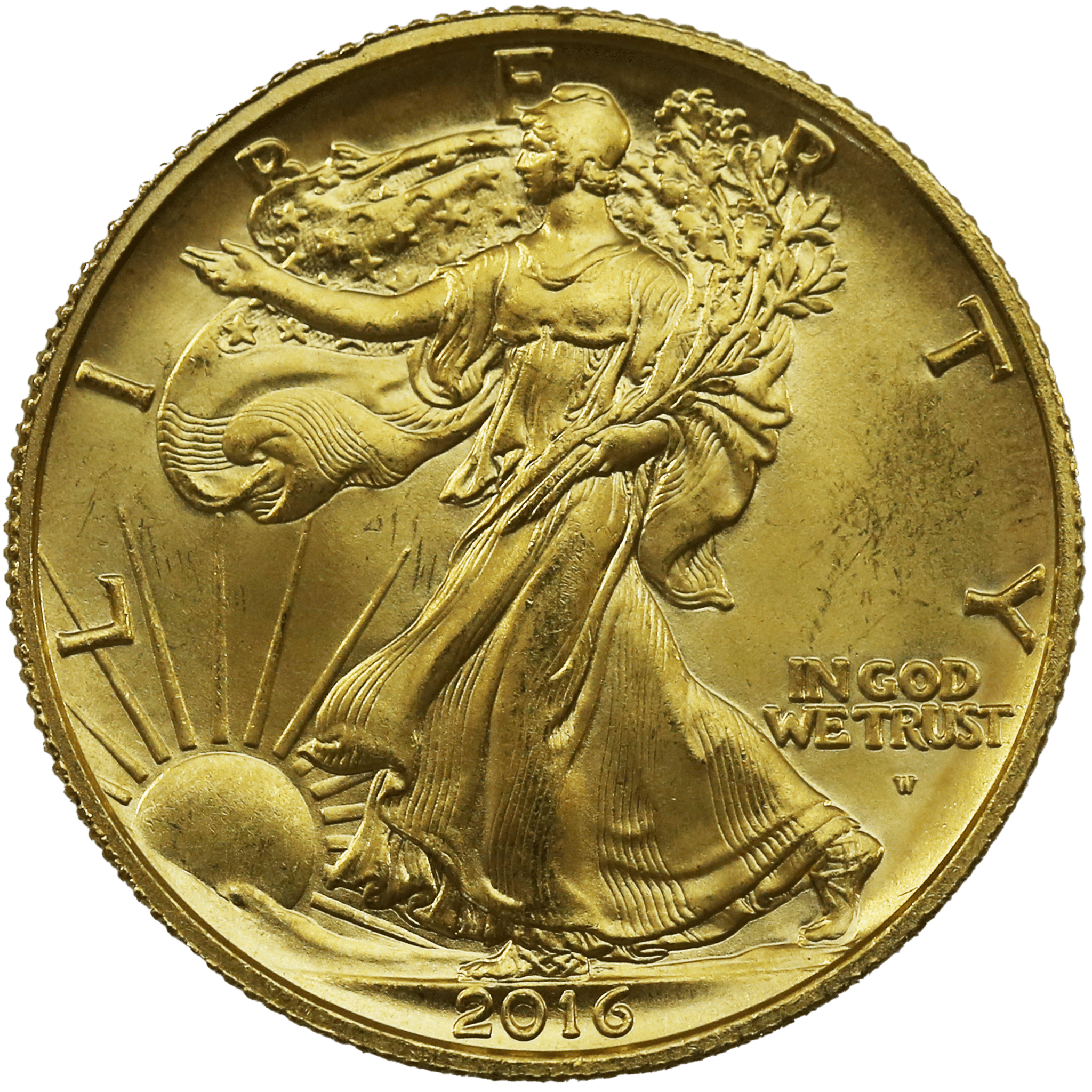 アメリカ 1/2ドル金貨 2016年 ウェストポイント鋳 ウォーキングリバティ - NJ BUYER'S MARKETPLACE