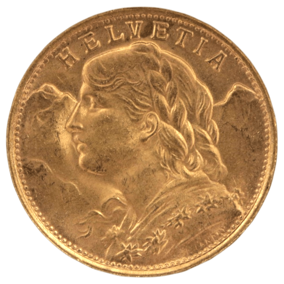 スイス 20フラン金貨 1947年 ベルン鋳 ヘルべティア - NJ BUYER'S MARKETPLACE