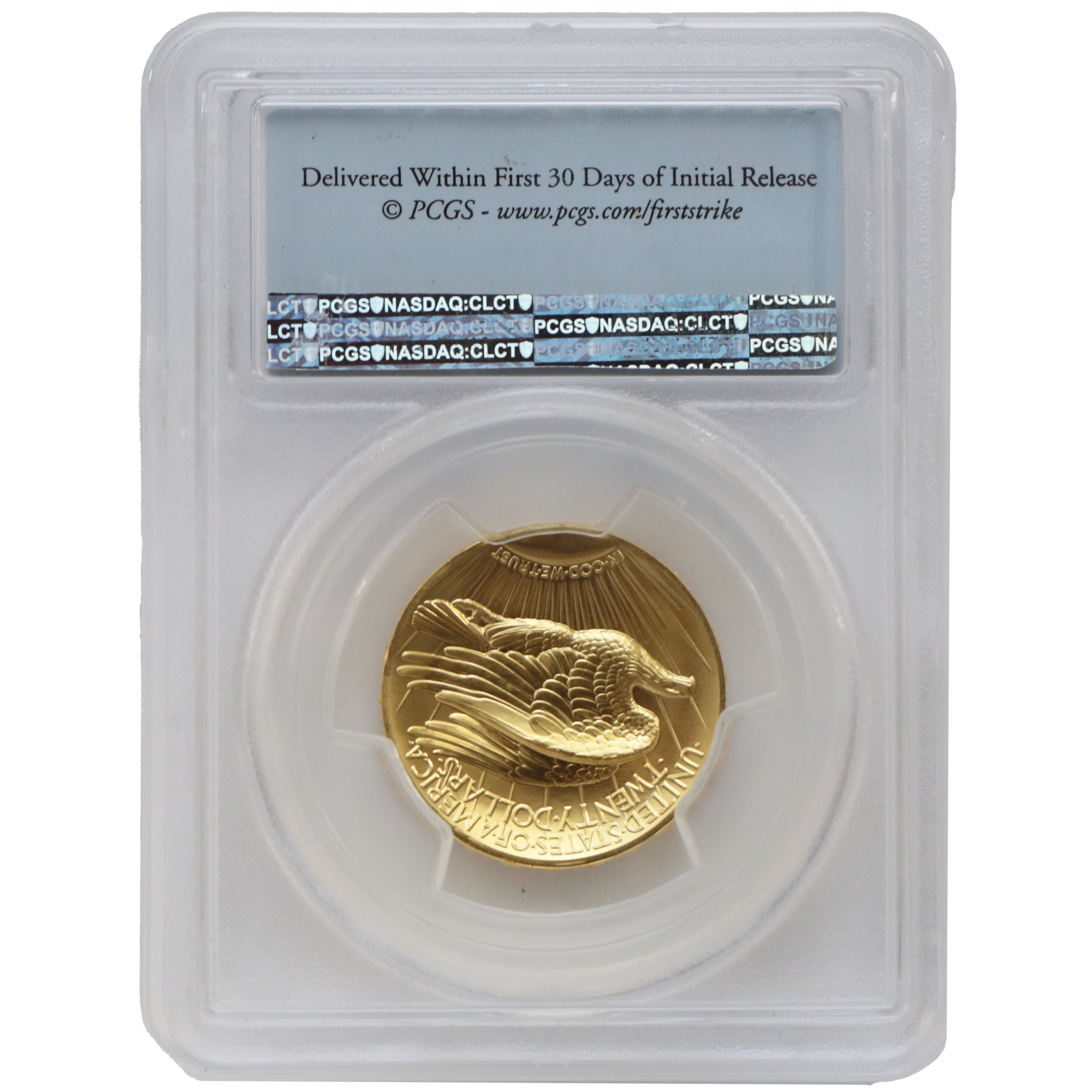 アメリカ 20ドル金貨 2009年 ウェストポイント鋳 ウルトラハイレリーフ PCGS MS69 First Strike