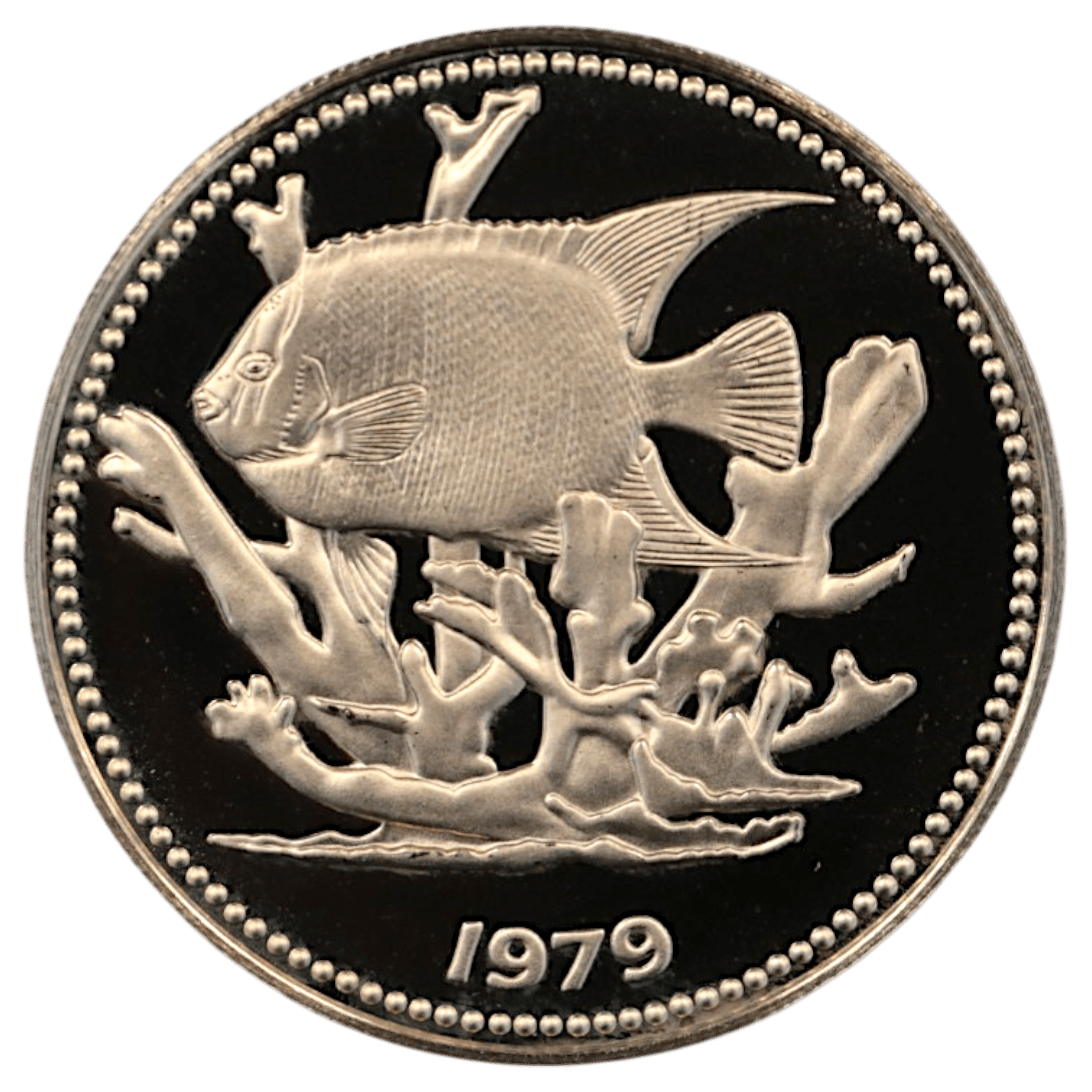 ベリーズ 100ドル金貨 1979年 フランクリンミント鋳 クイーンエンゼルフィッシュ - NJ BUYER'S MARKETPLACE