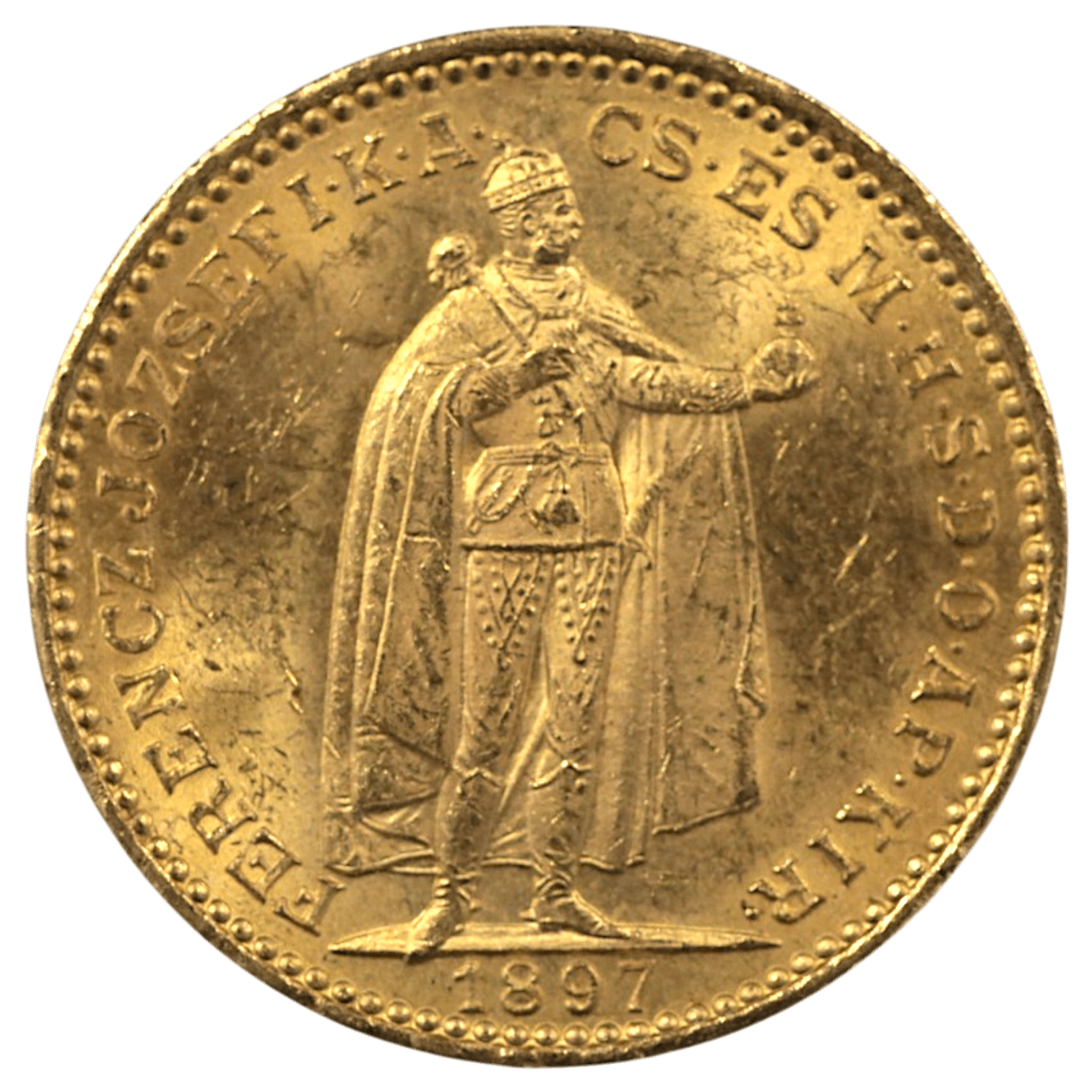 ハンガリー 20コロナ金貨 1897年 クレムニツァ鋳 フランツ・ヨーゼフ1世 - NJ BUYER'S MARKETPLACE