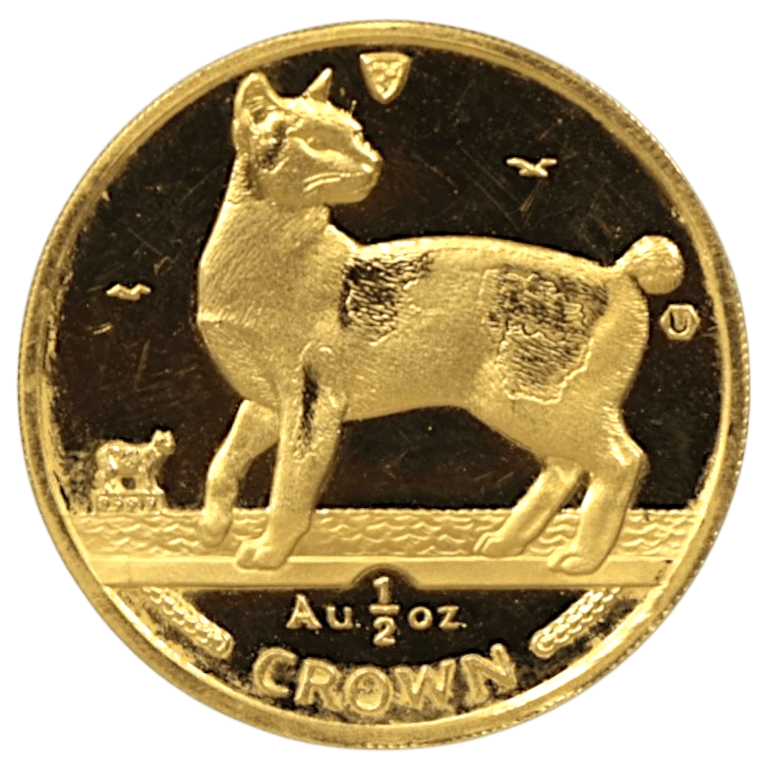 マン島 1/2クラウン金貨 1994年 ポブジョイ鋳 ジャパニーズボブテイル - NJ BUYER'S MARKETPLACE