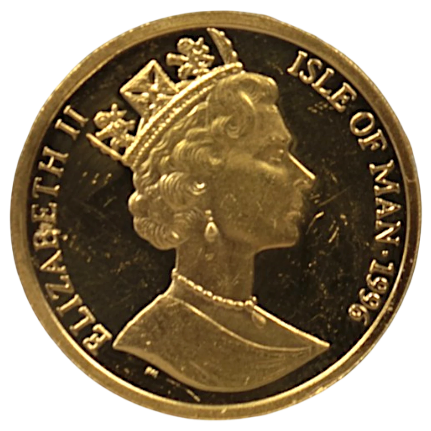 マン島 1/2クラウン金貨 1996年 ポブジョイ鋳 バーミーズ