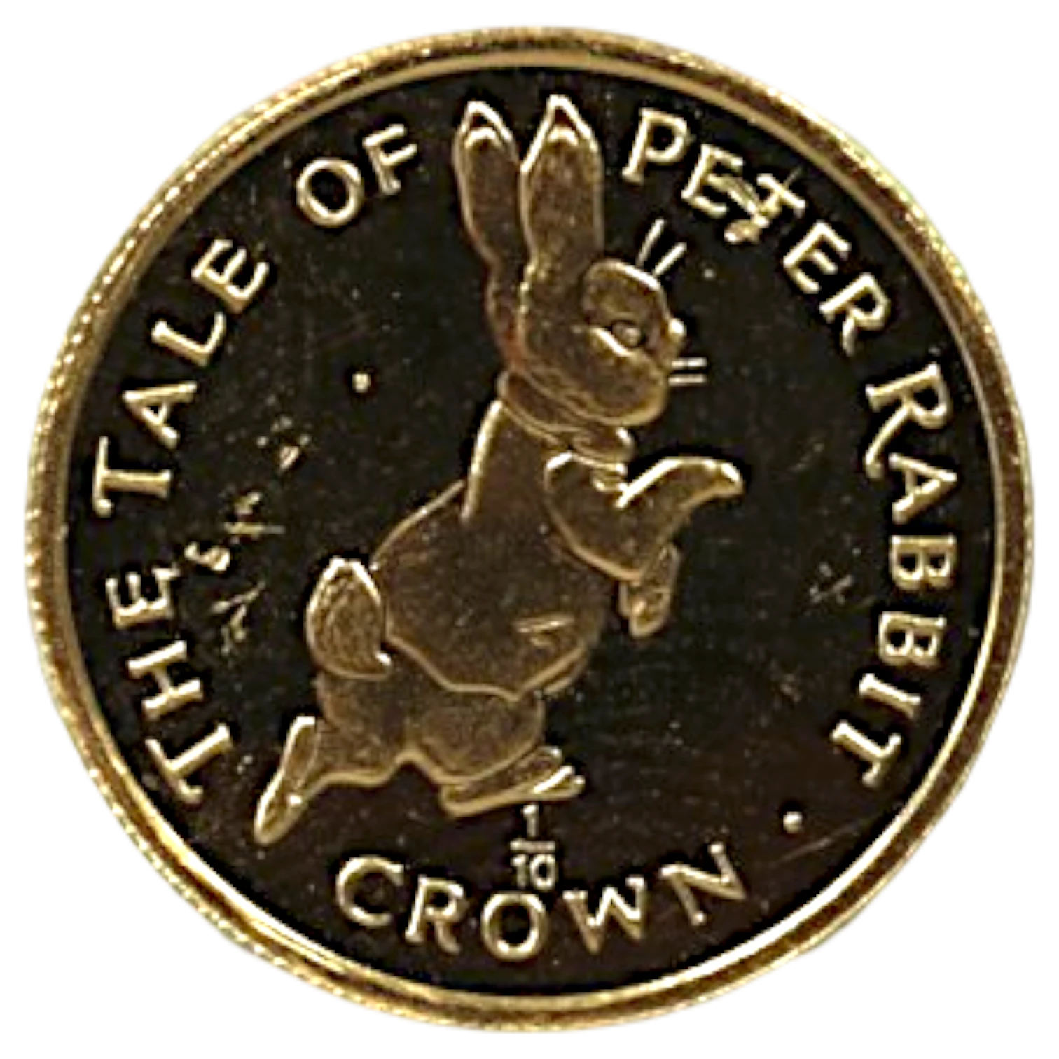 ジブラルタル 1/10クラウン金貨 1995年 ポブジョイ鋳 ピーターラビット