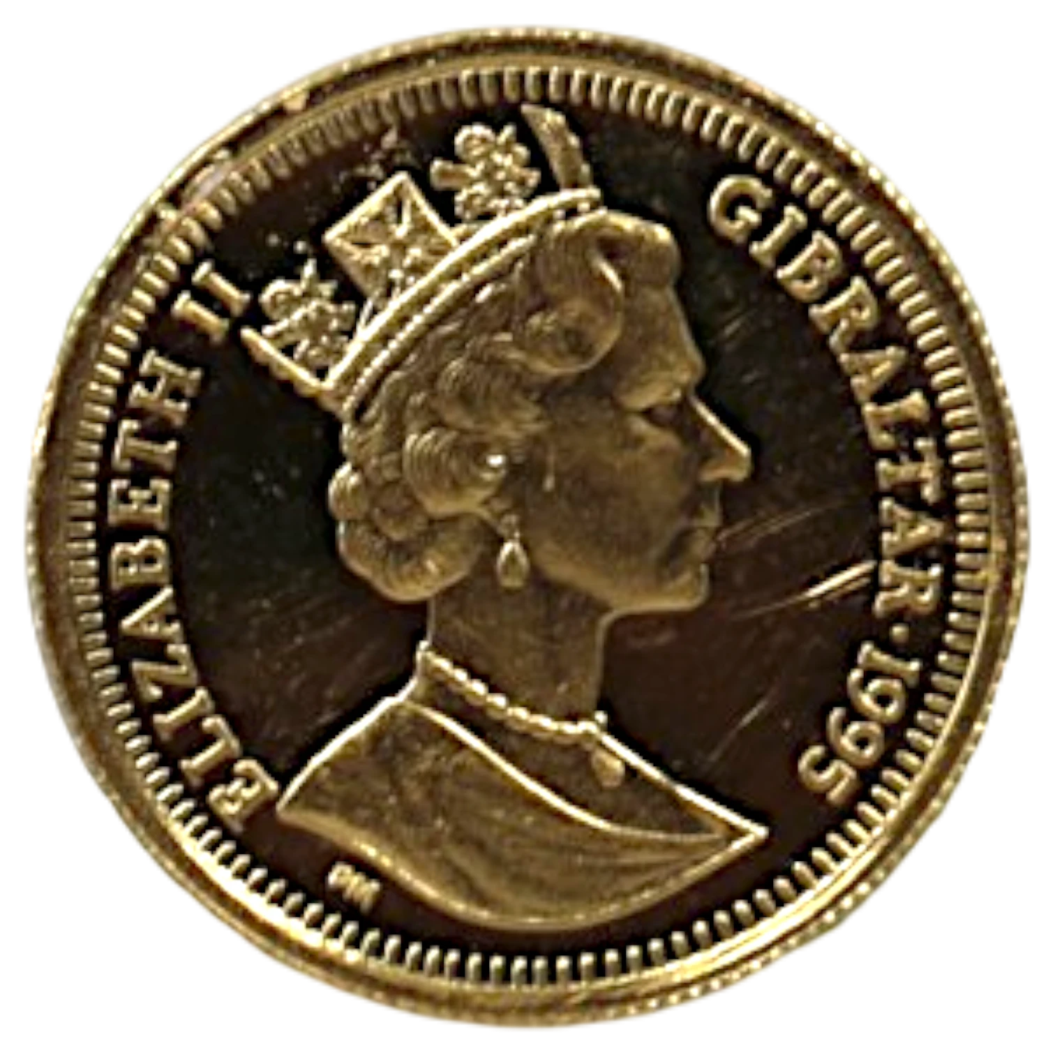 ジブラルタル 1/10クラウン金貨 1995年 ポブジョイ鋳 ピーターラビット