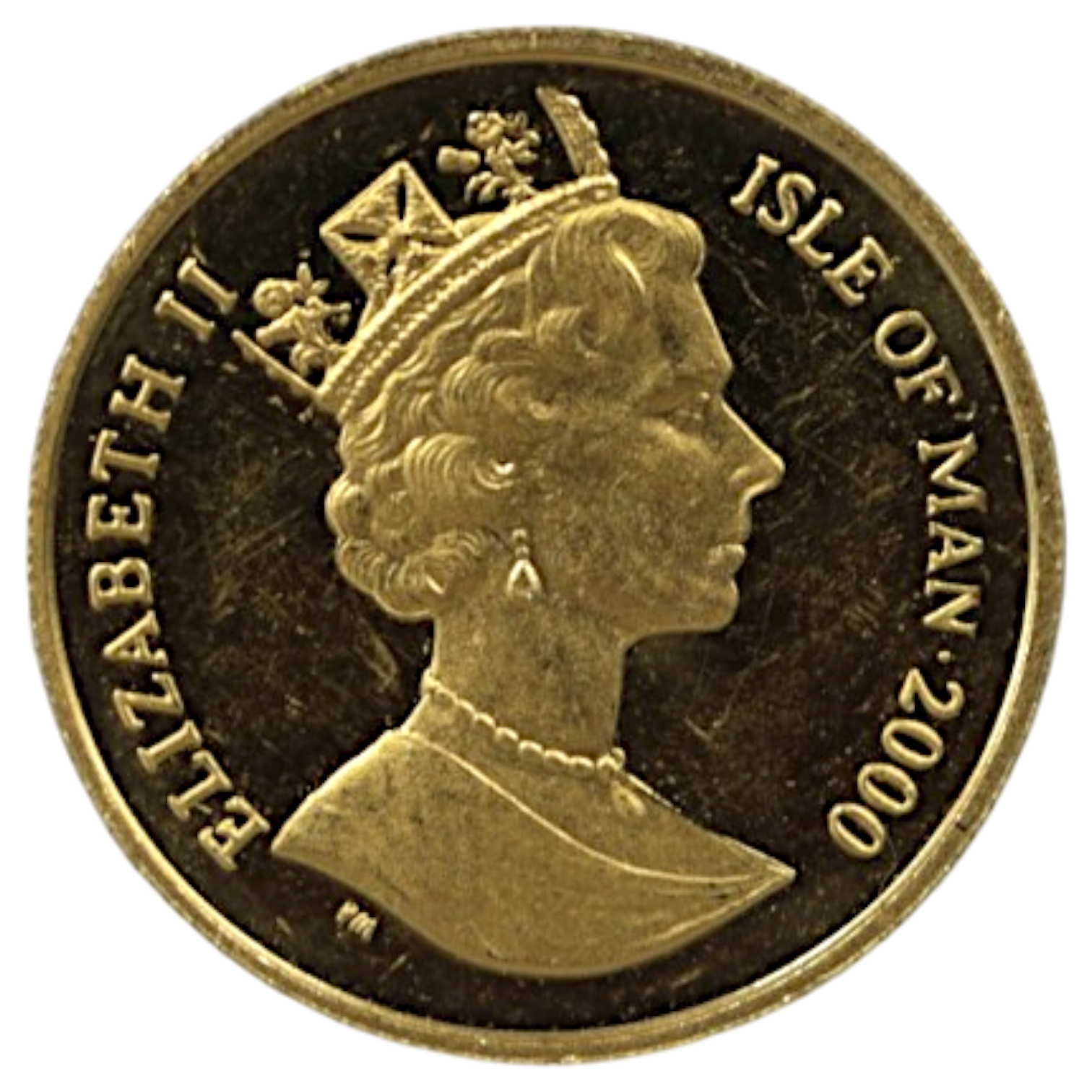 マン島 1/5クラウン金貨 2000年 ポブジョイ鋳 スコティッシュフォールド