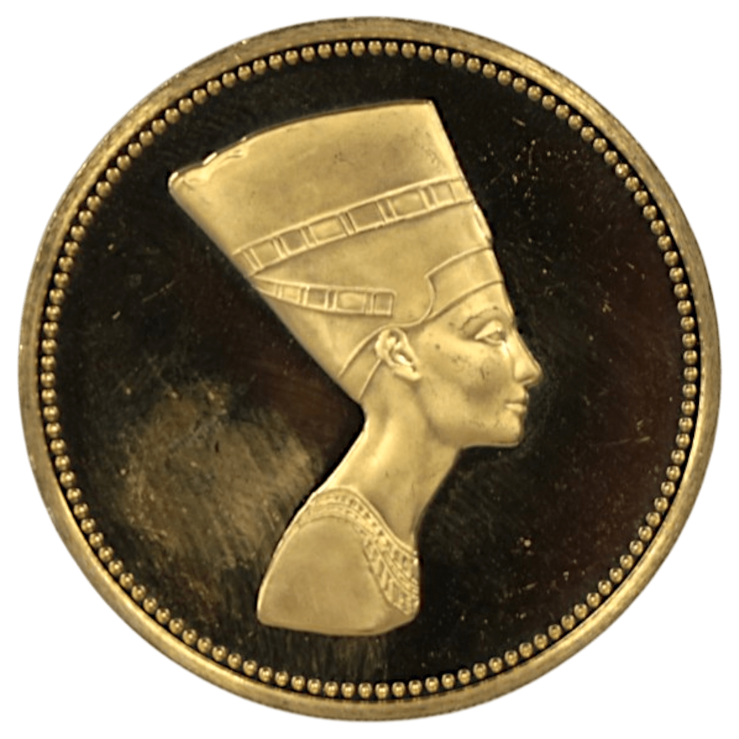 エジプト 100ポンド金貨 1983年 フランクリンミント鋳 ネフェルティティ - NJ BUYER'S MARKETPLACE