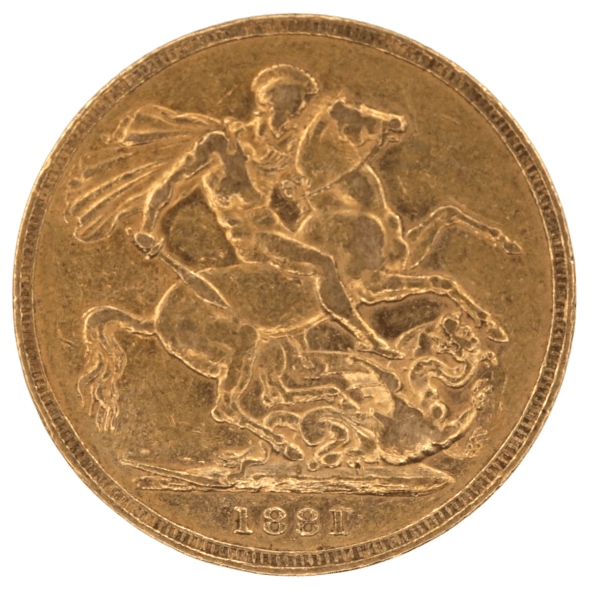 オーストラリア ソブリン金貨 1881年 メルボルン鋳 ヴィクトリア - NJ BUYER'S MARKETPLACE