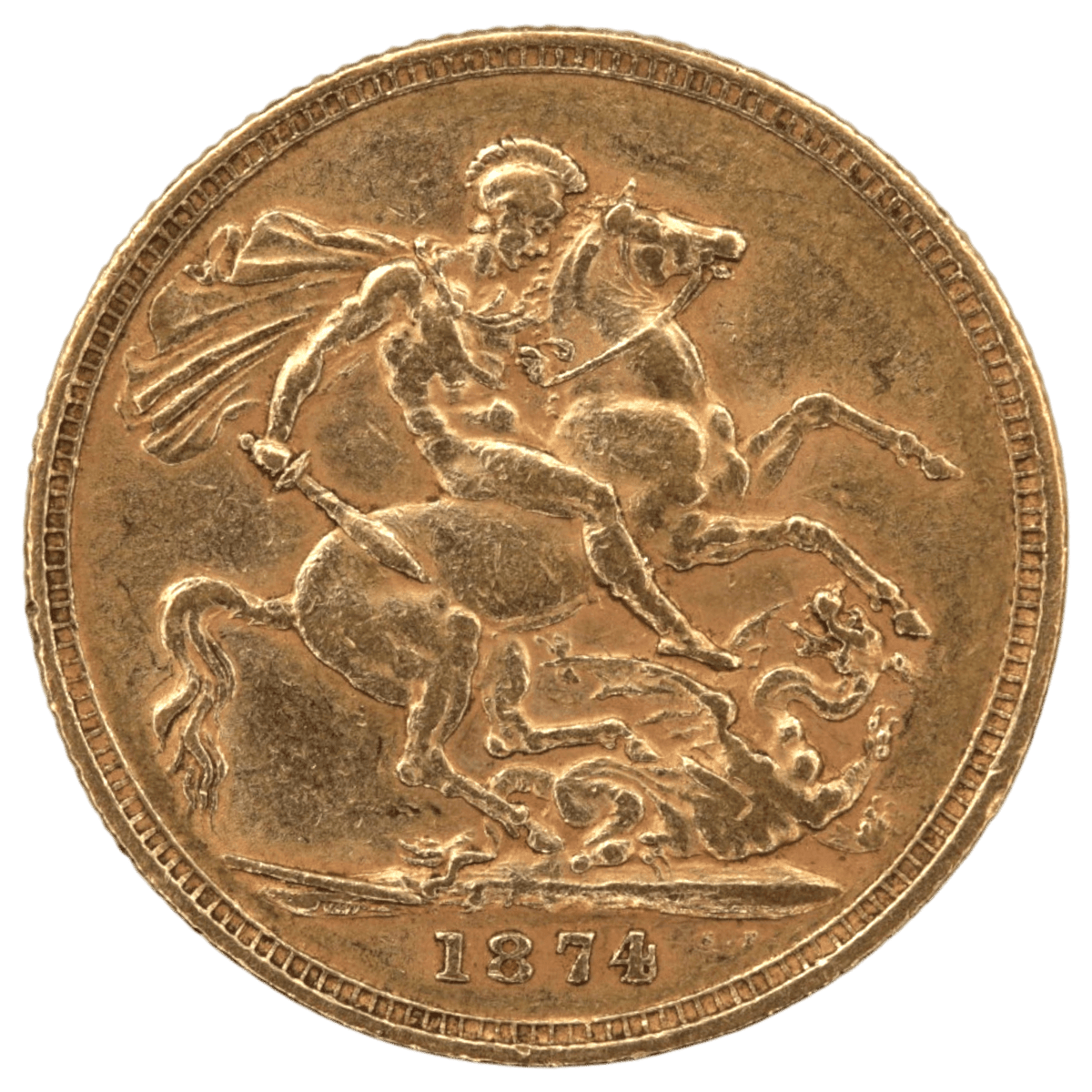 オーストラリア ソブリン金貨 1874年 メルボルン鋳 ヴィクトリア - NJ BUYER'S MARKETPLACE