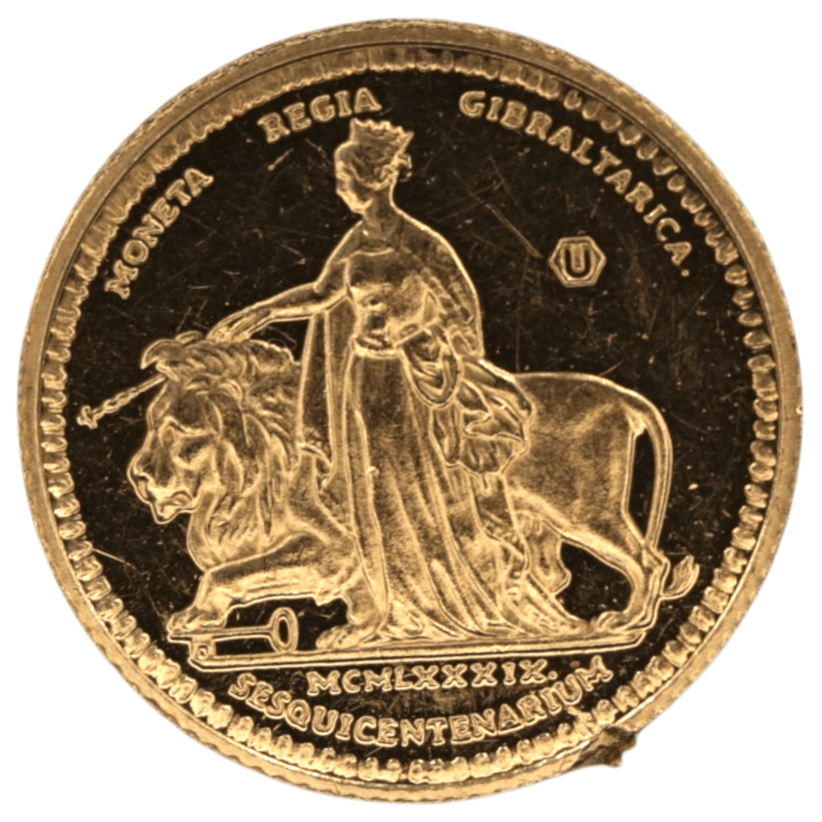 ジブラルタル 1/2ソヴリン金貨 1989年 ウナとライオン - NJ BUYER'S MARKETPLACE
